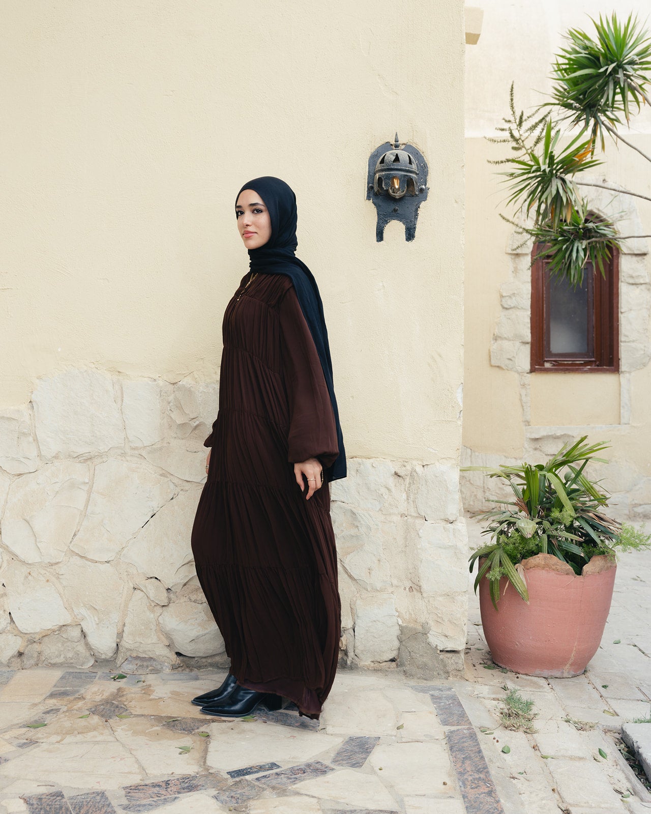 The Dreamfall Dress in Chocolate Brown