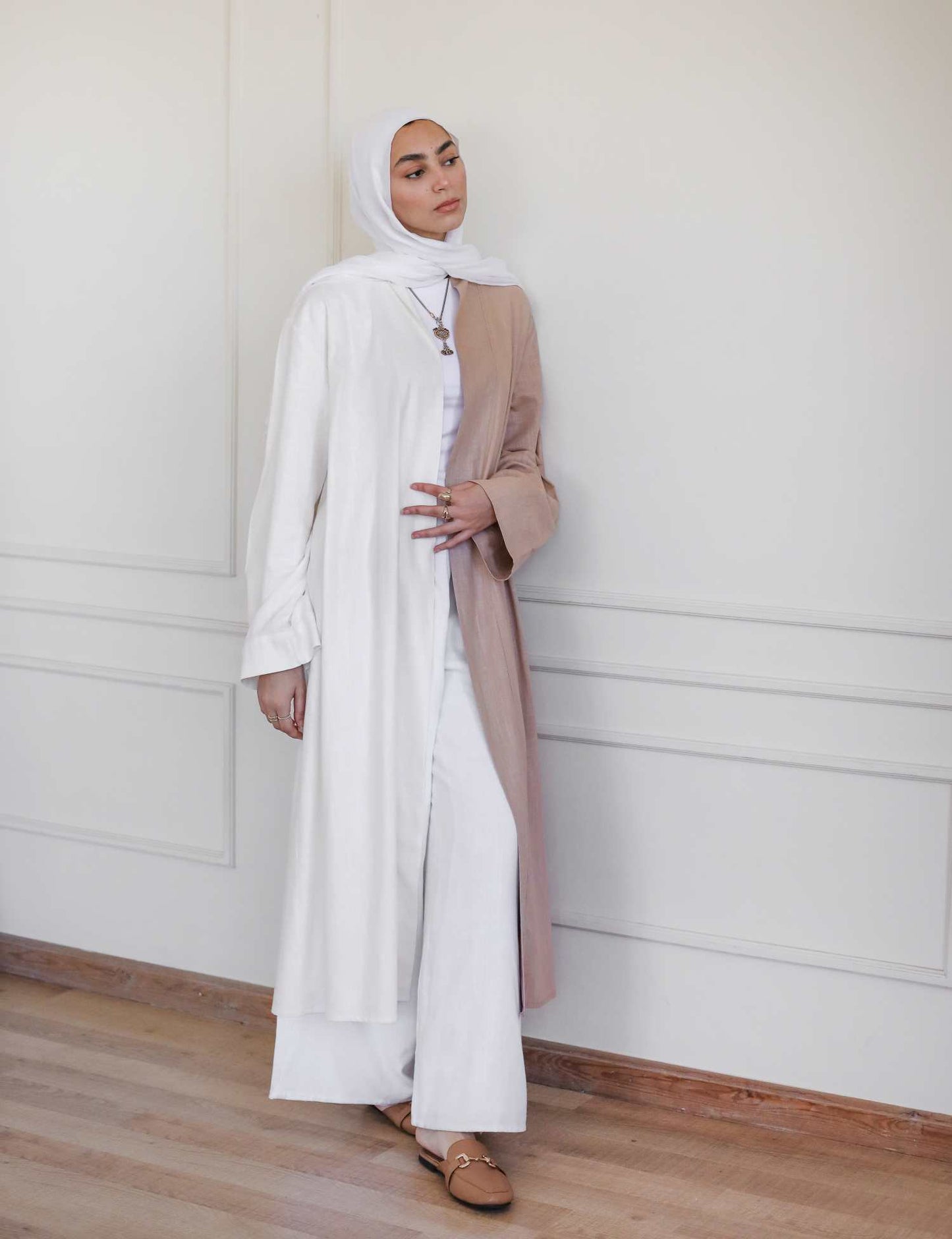 Duo Linen Crossover Kimono