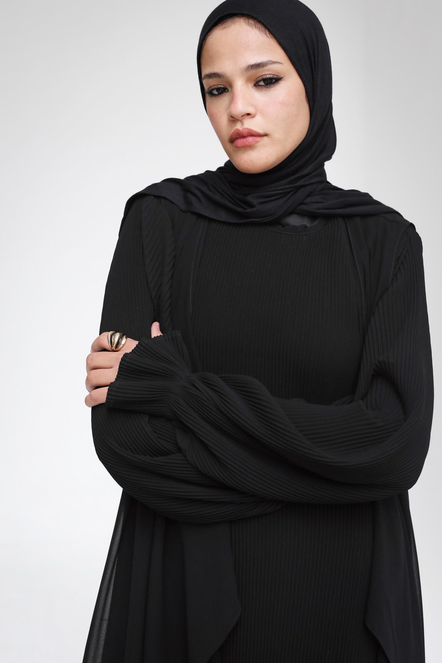 The Chiffon Cardigan Abaya Set