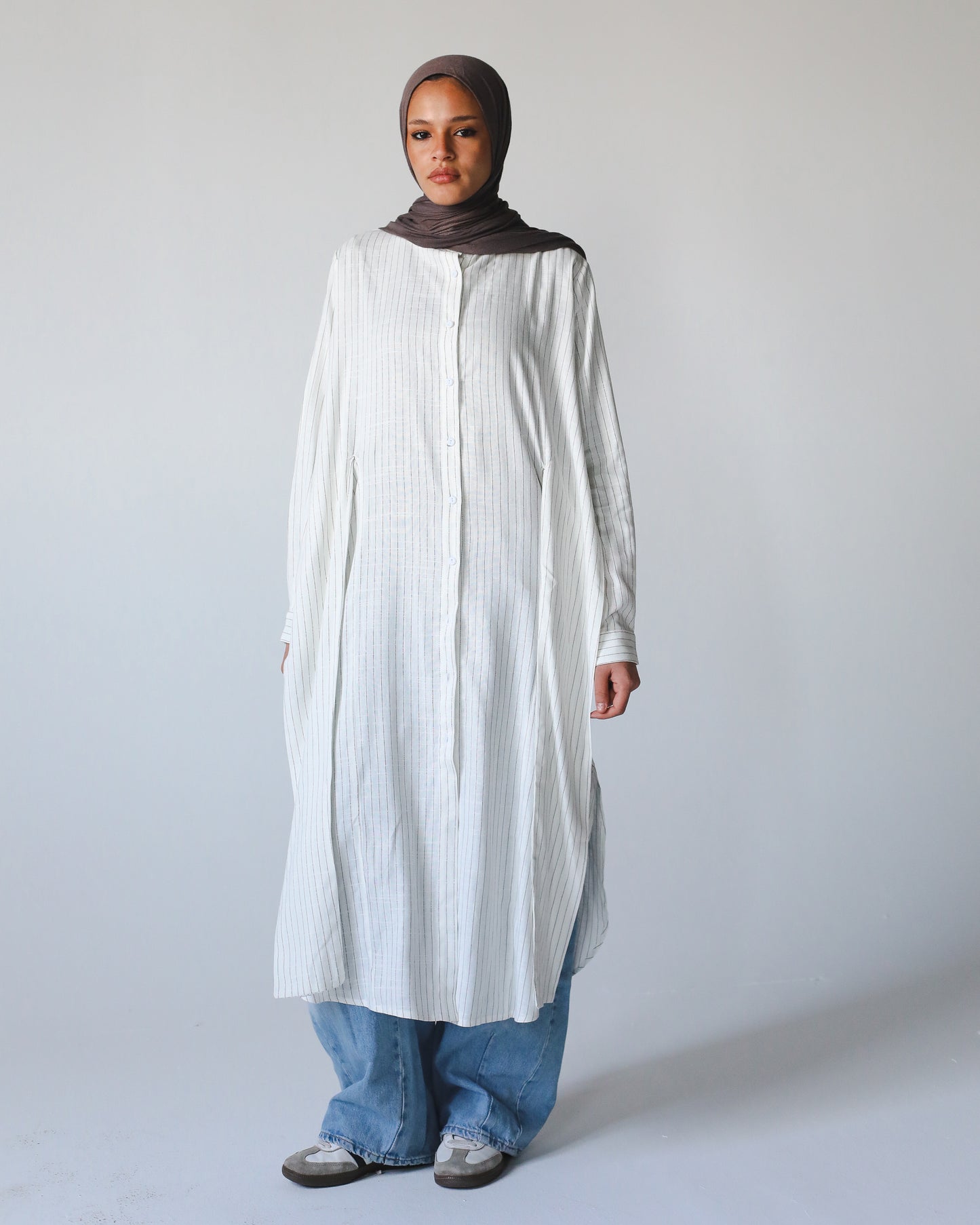 The Striped Muse shirt In White