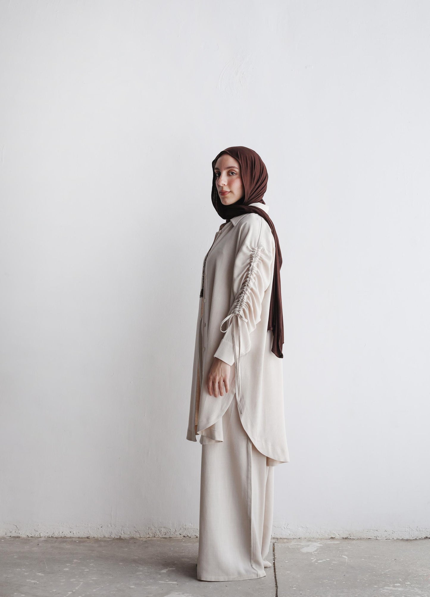 The Everyday Linen Set In Ivory Creme