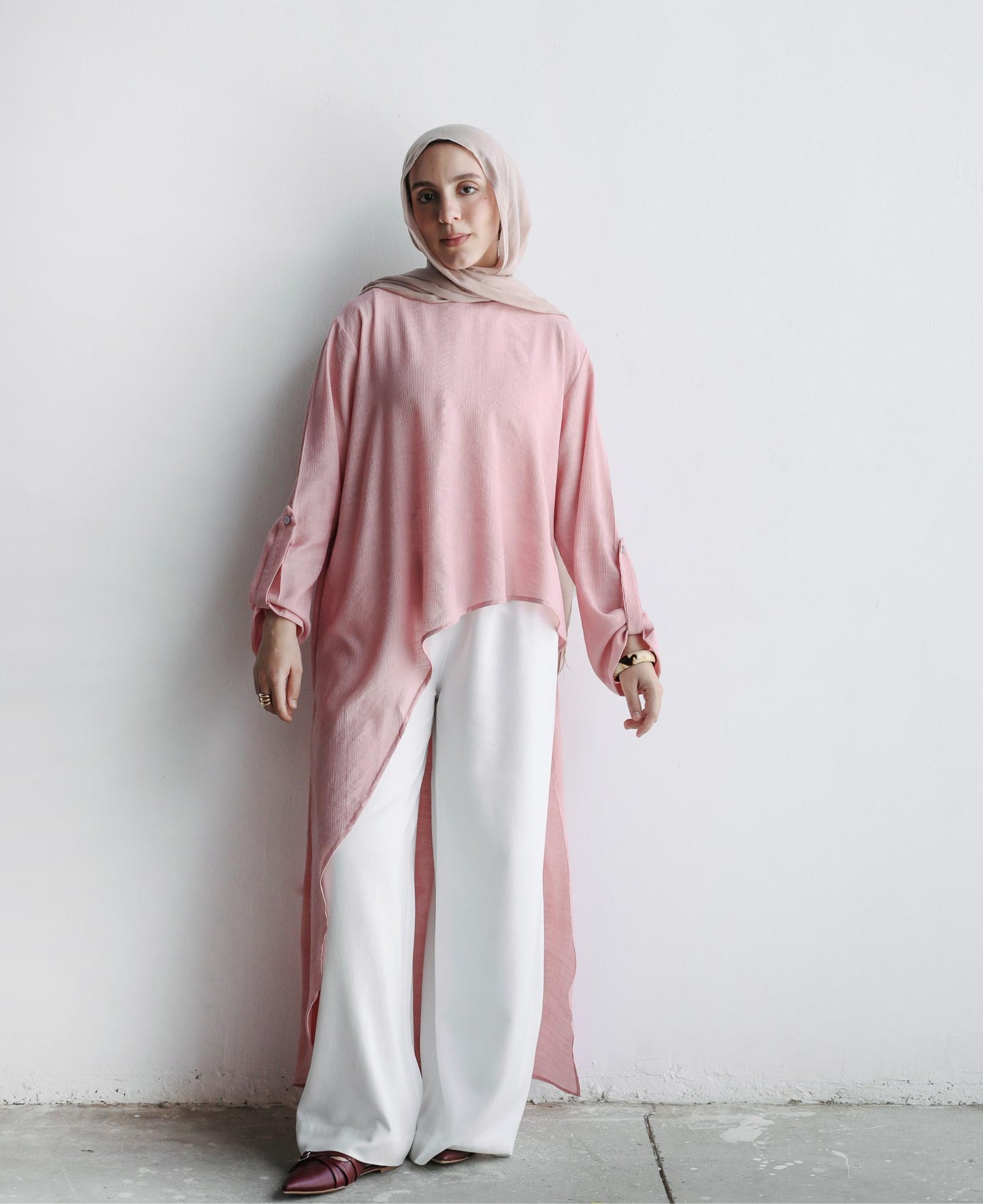 The Wave Top In Sea Pink
