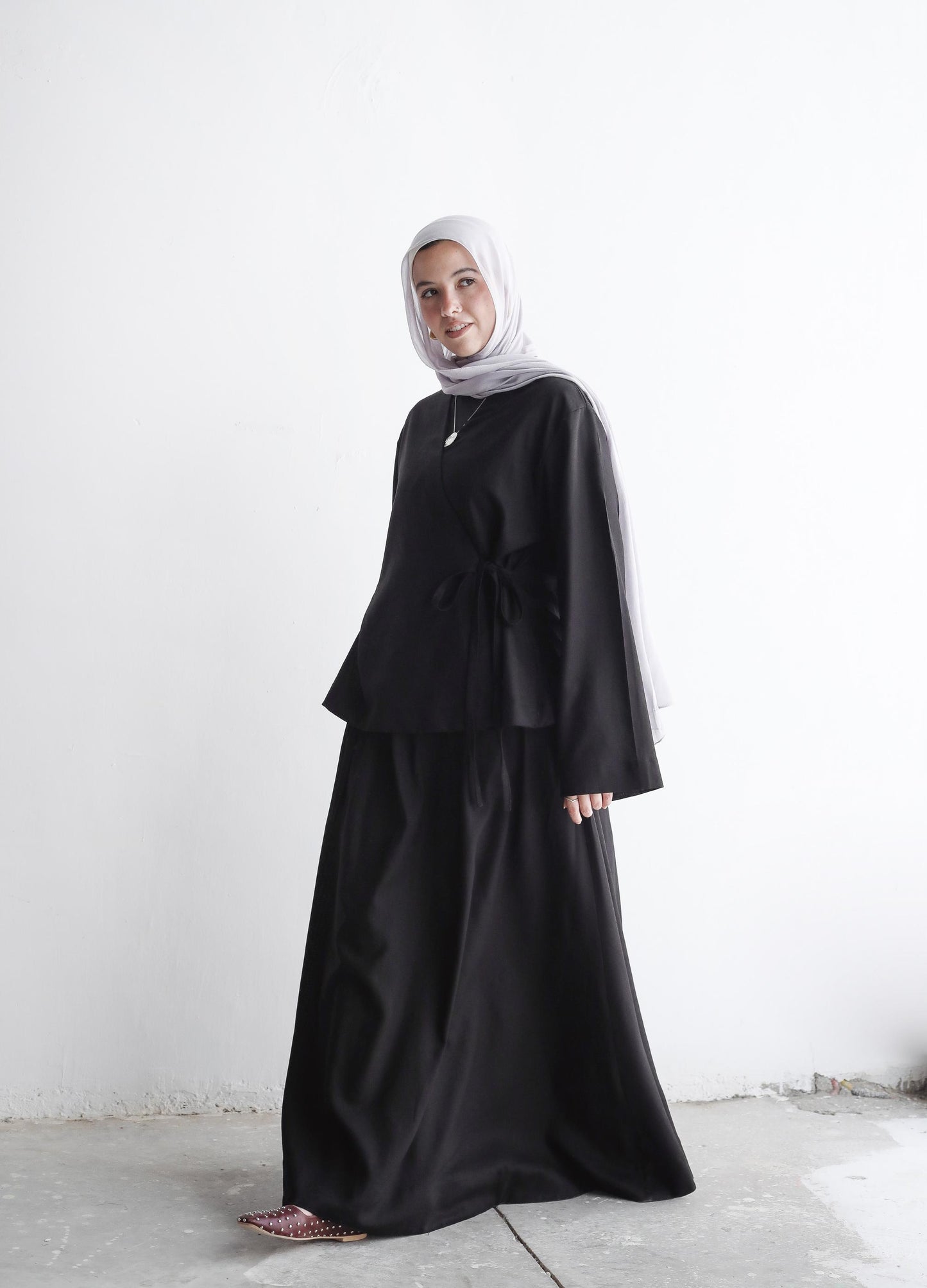 The Easy Wrap Set In Black