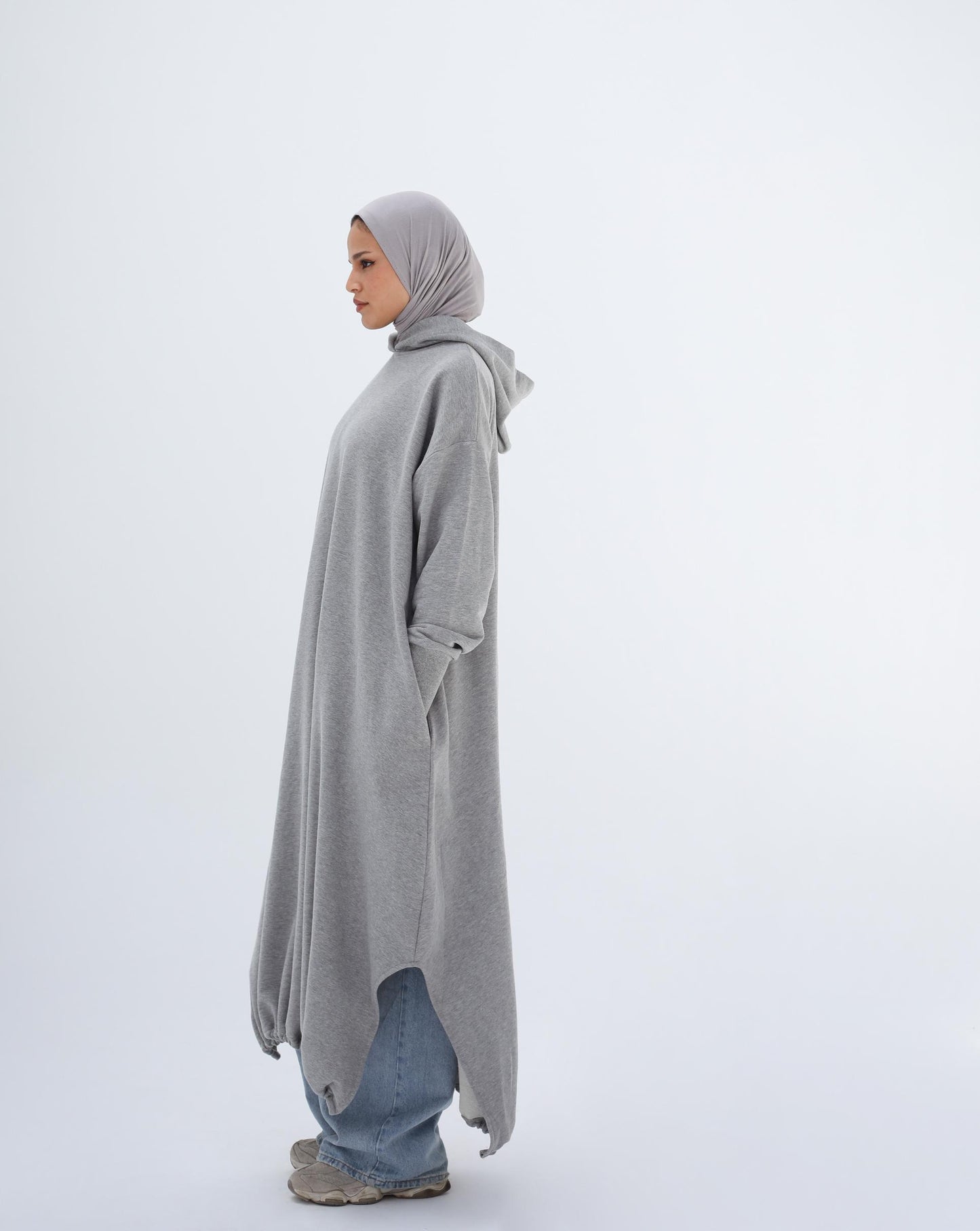 Street Ease Hoodie In Gray