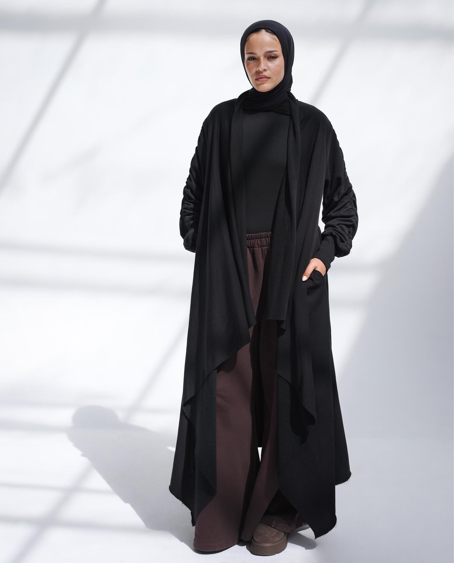 The Cascade Cardigan In Black