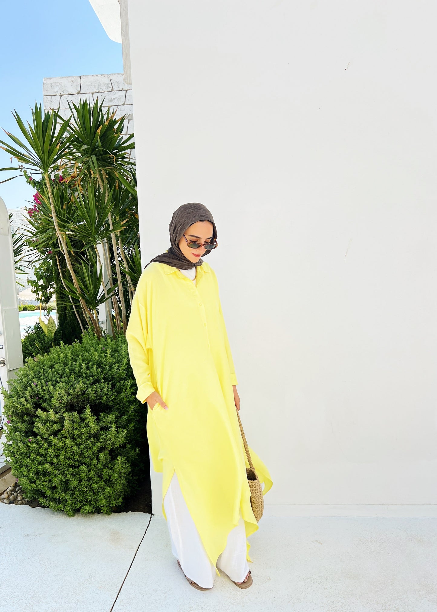 The Ease Top In Butter yellow
