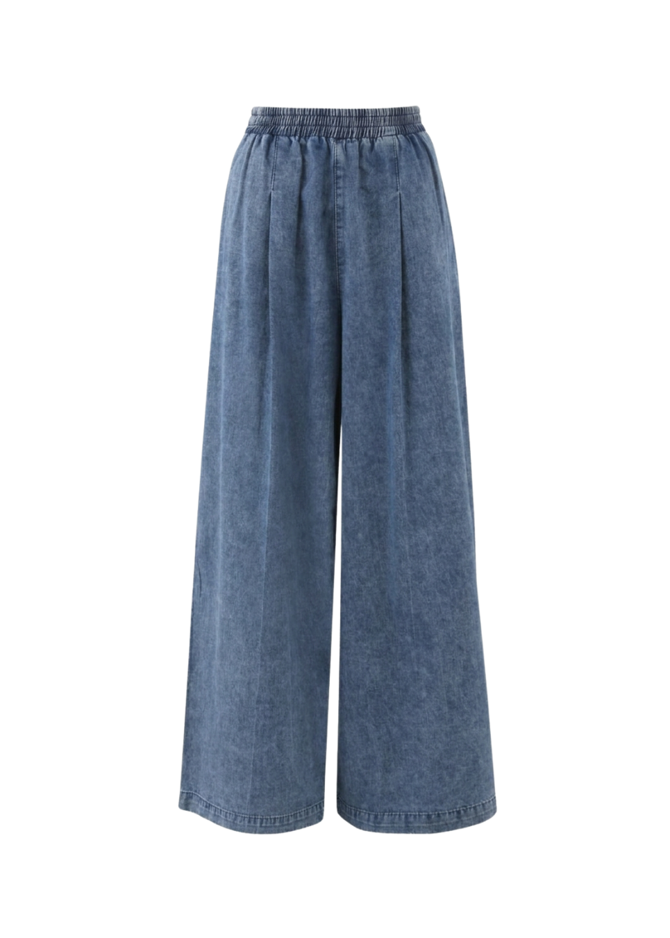 Wide Leg Denim Pants
