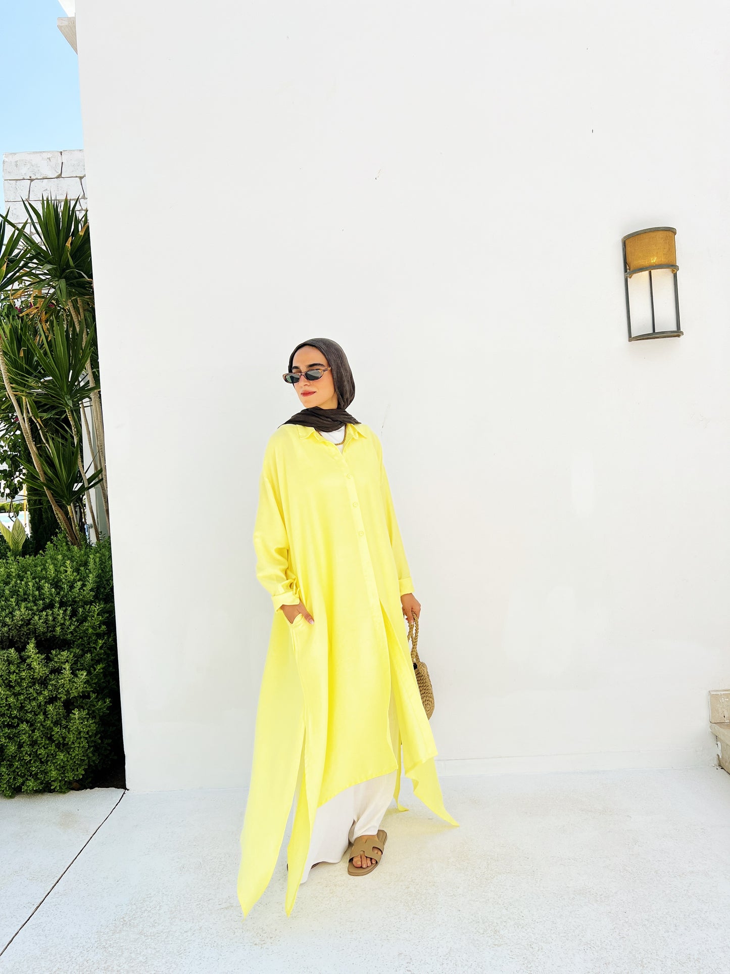 The Ease Top In Butter yellow
