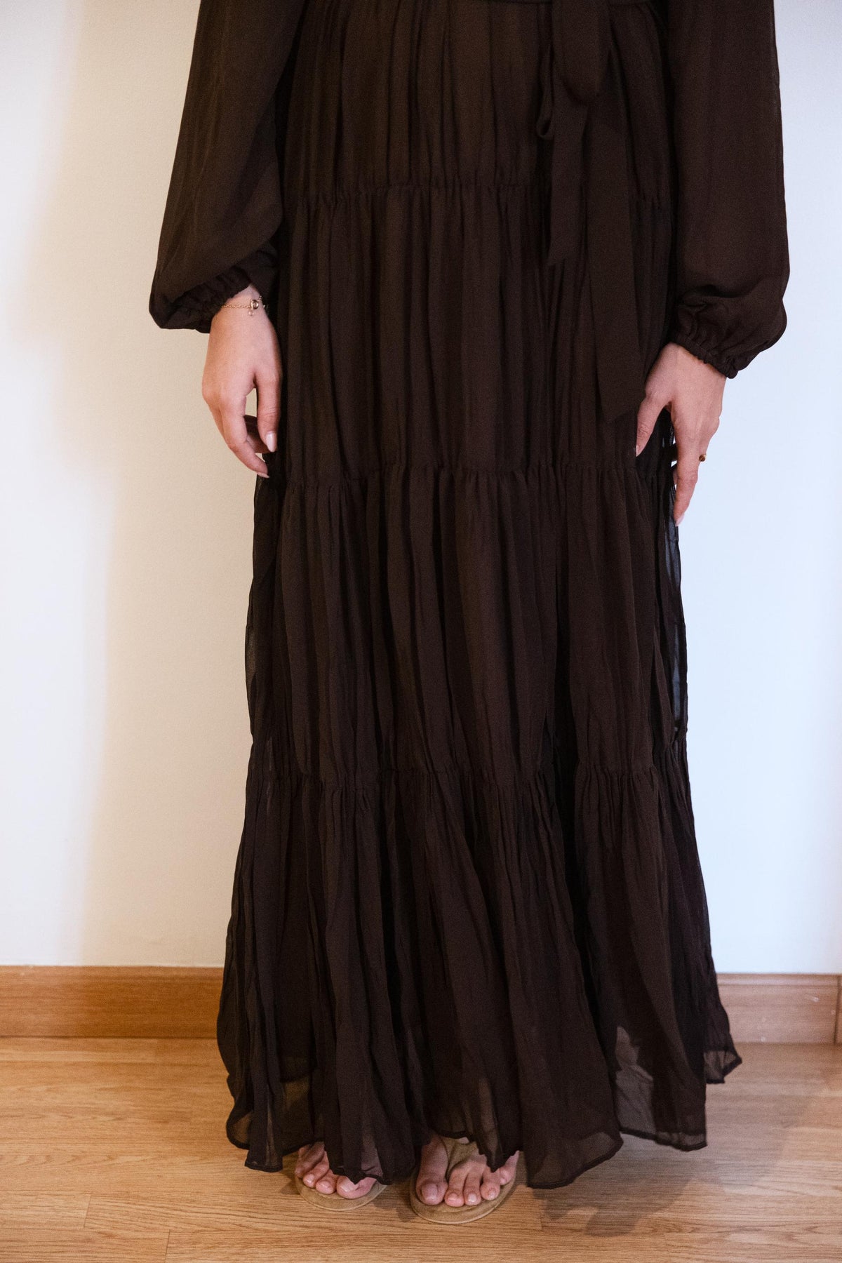 The Dreamfall Dress in Chocolate Brown