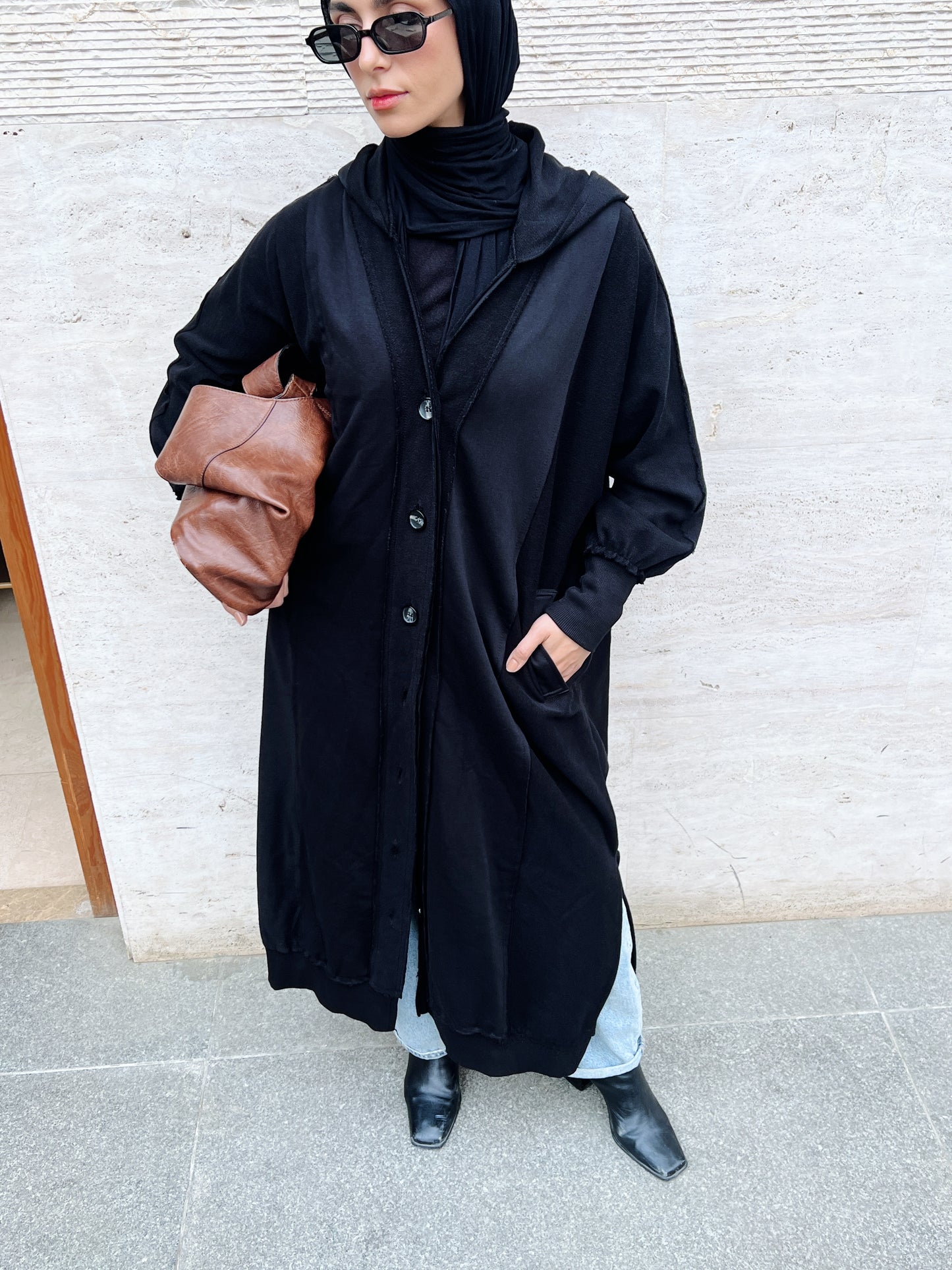 Snuggle Cardigan in Black