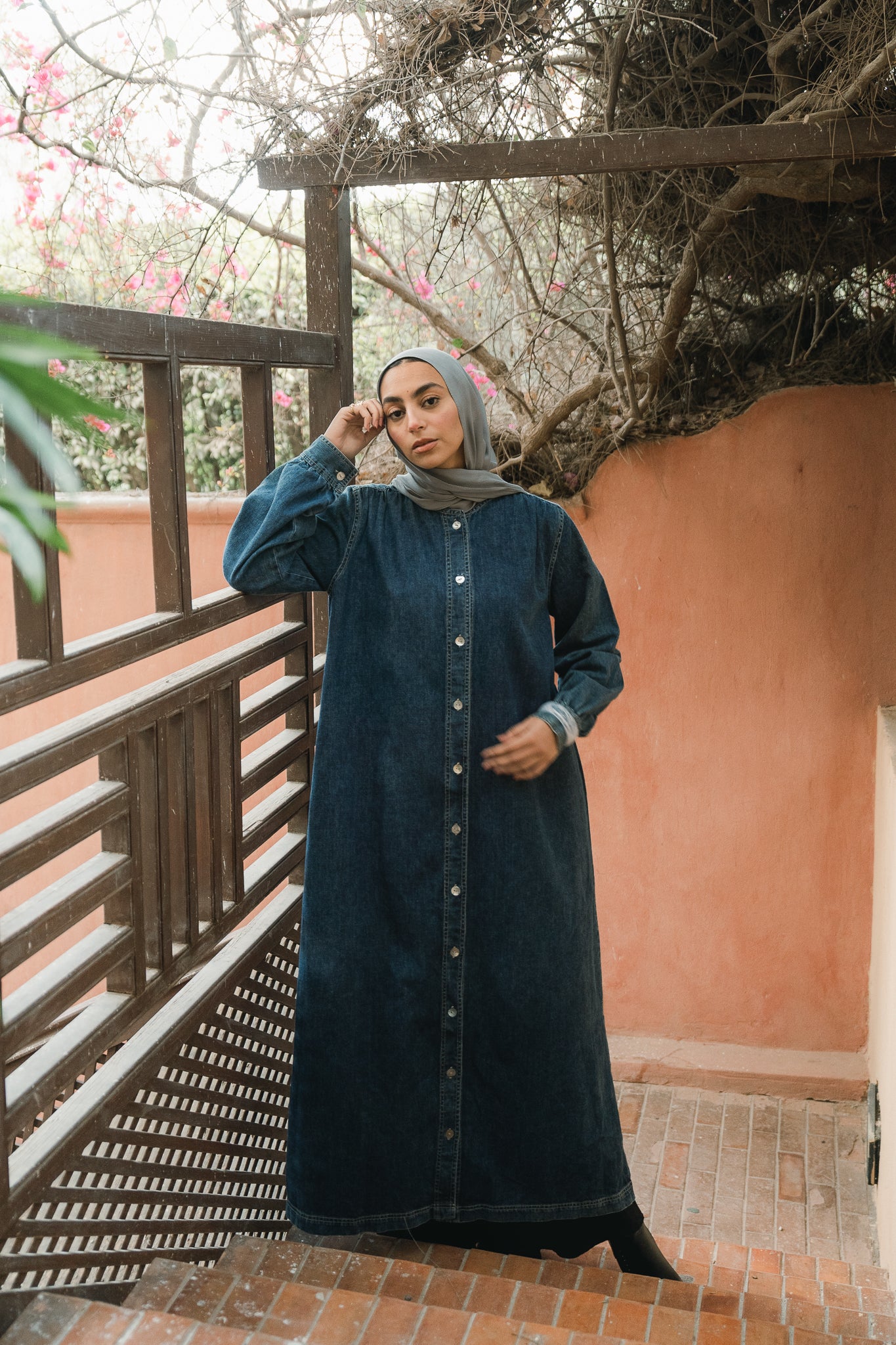 Denim Bloom Shirt