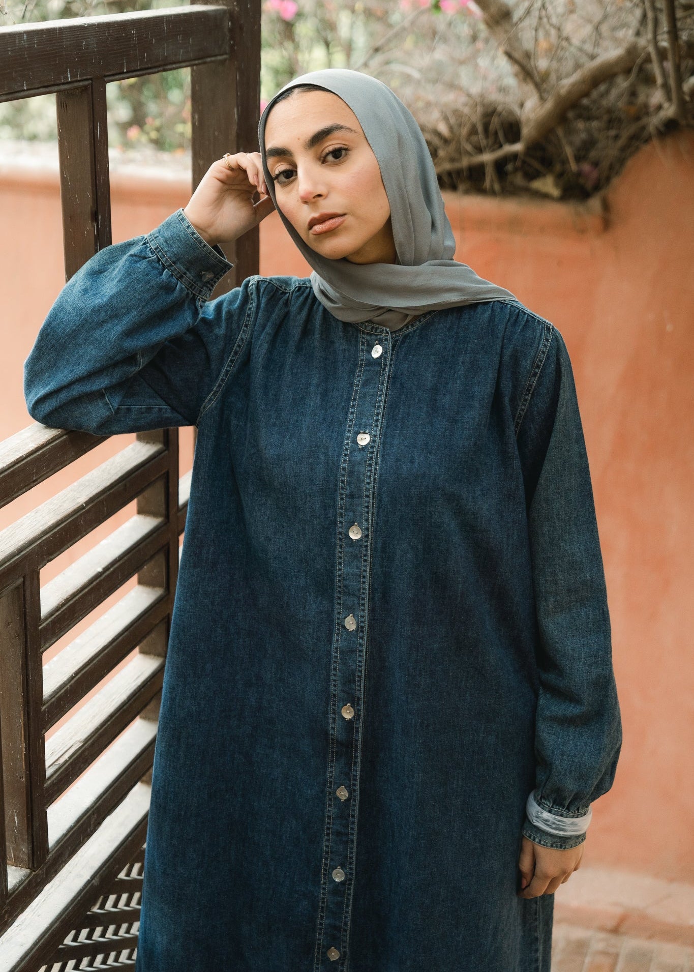 Denim Bloom Shirt
