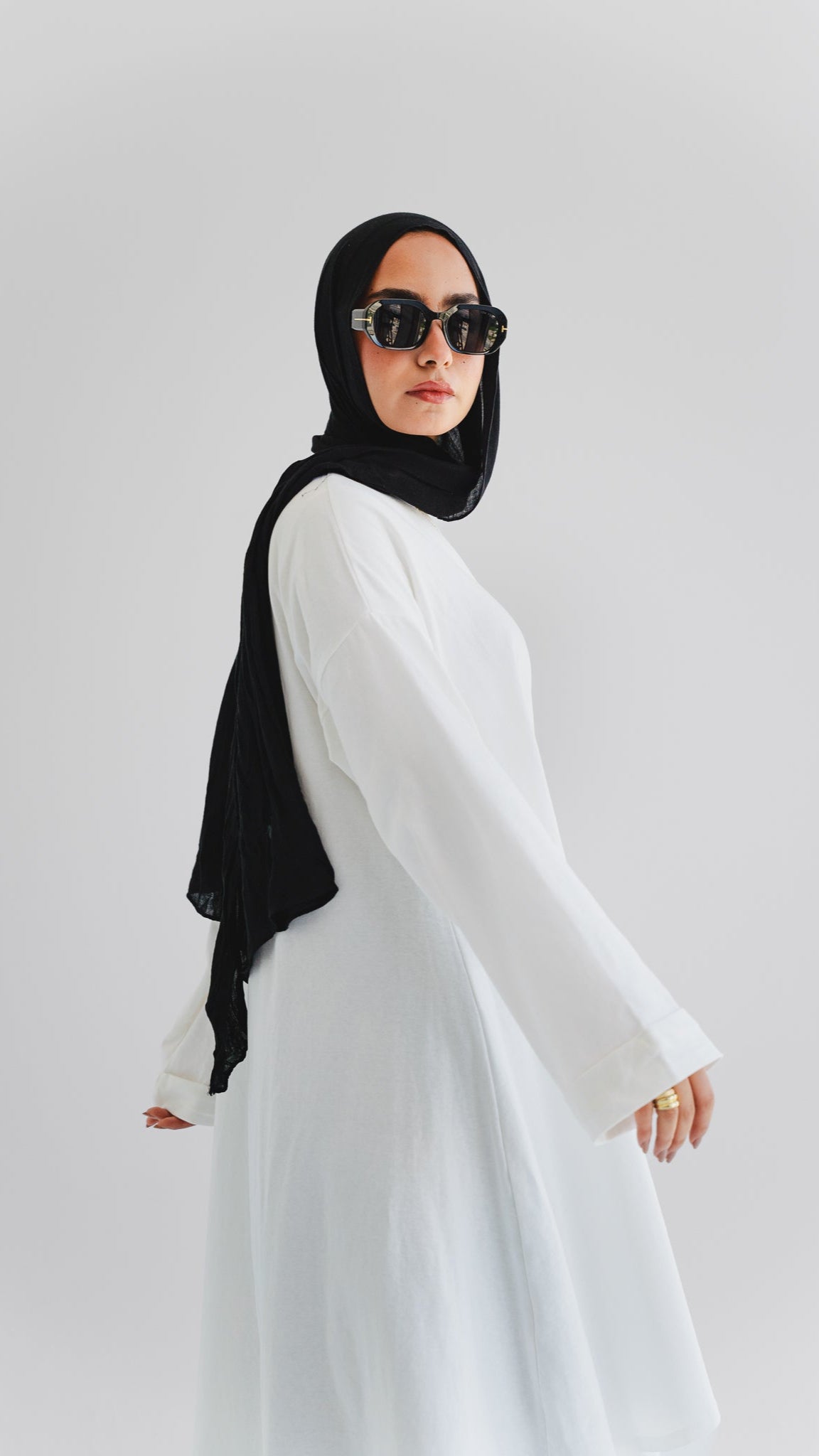 Breeze Drawstring Top In white