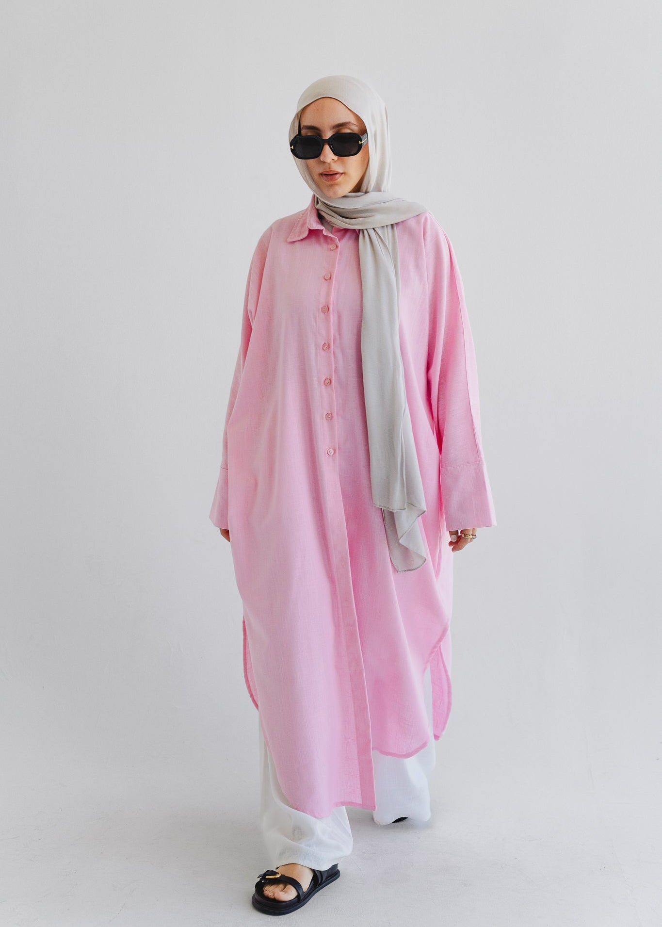 The Bayside Shirt In Light Pink