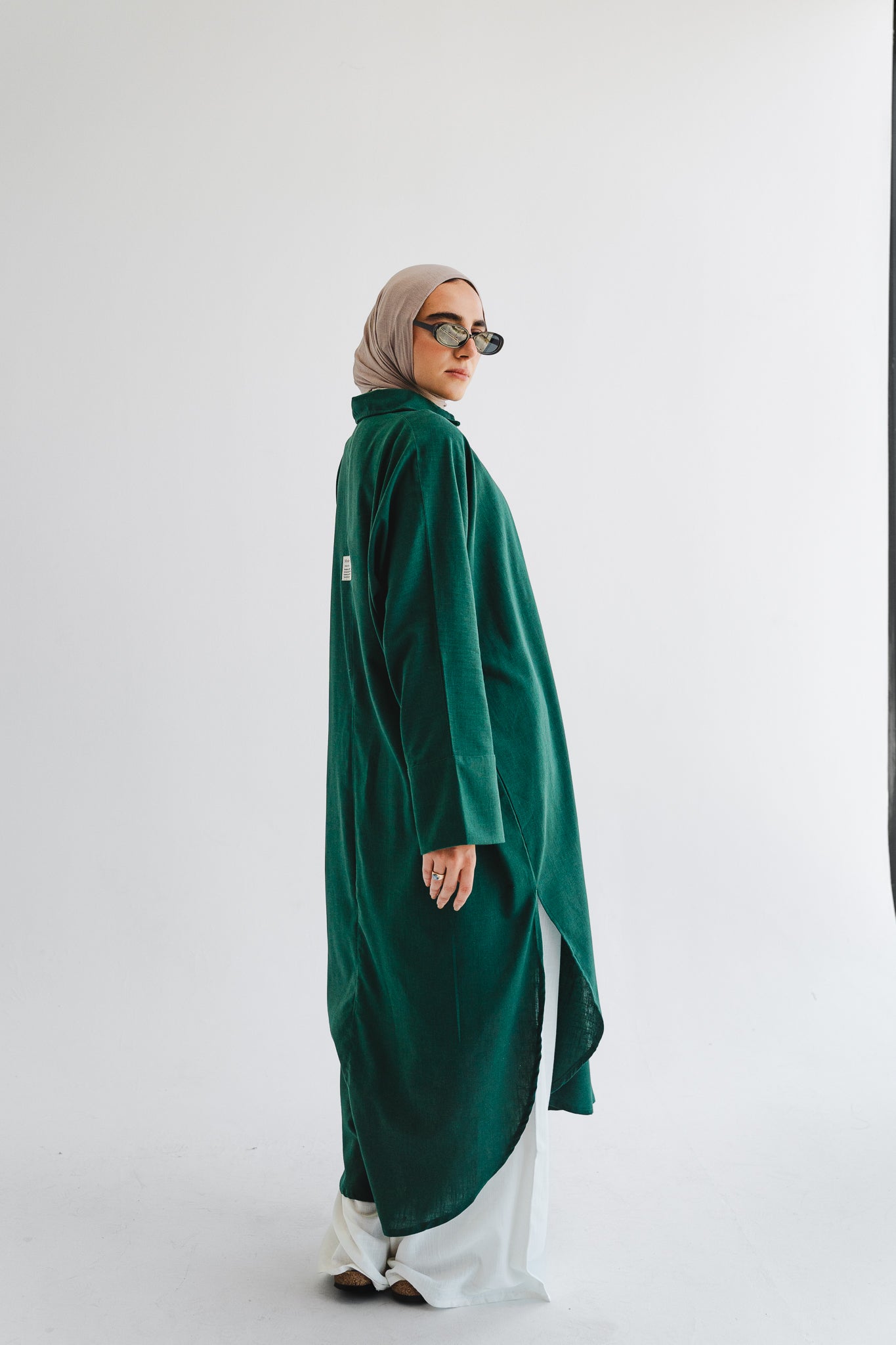 The Bayside Shirt In Emerald Green