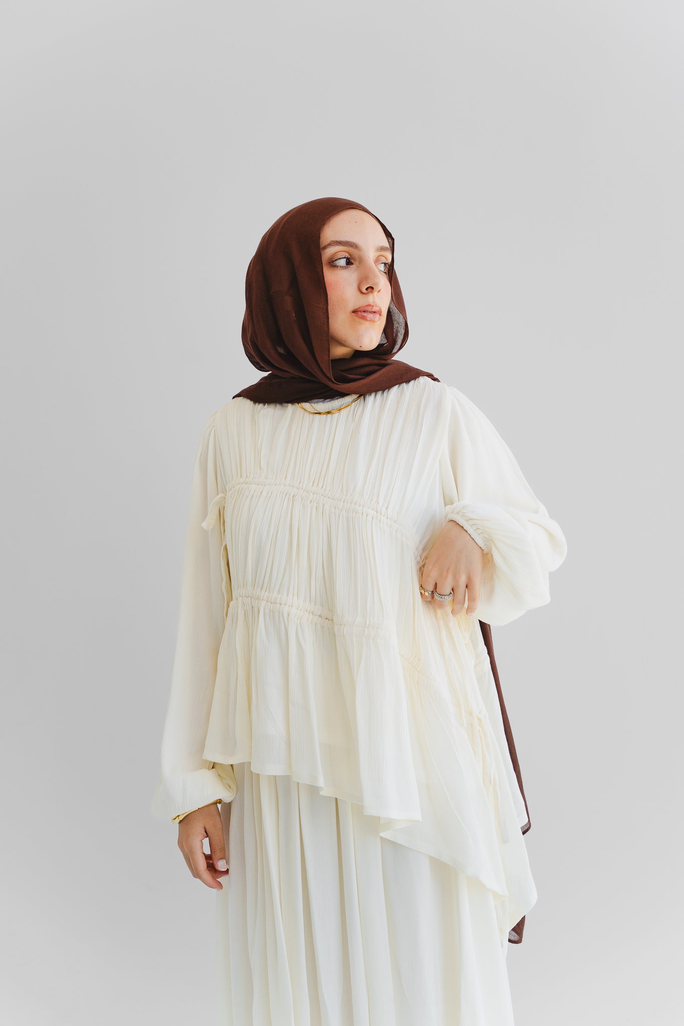 The Drape Flow Set In Off-white