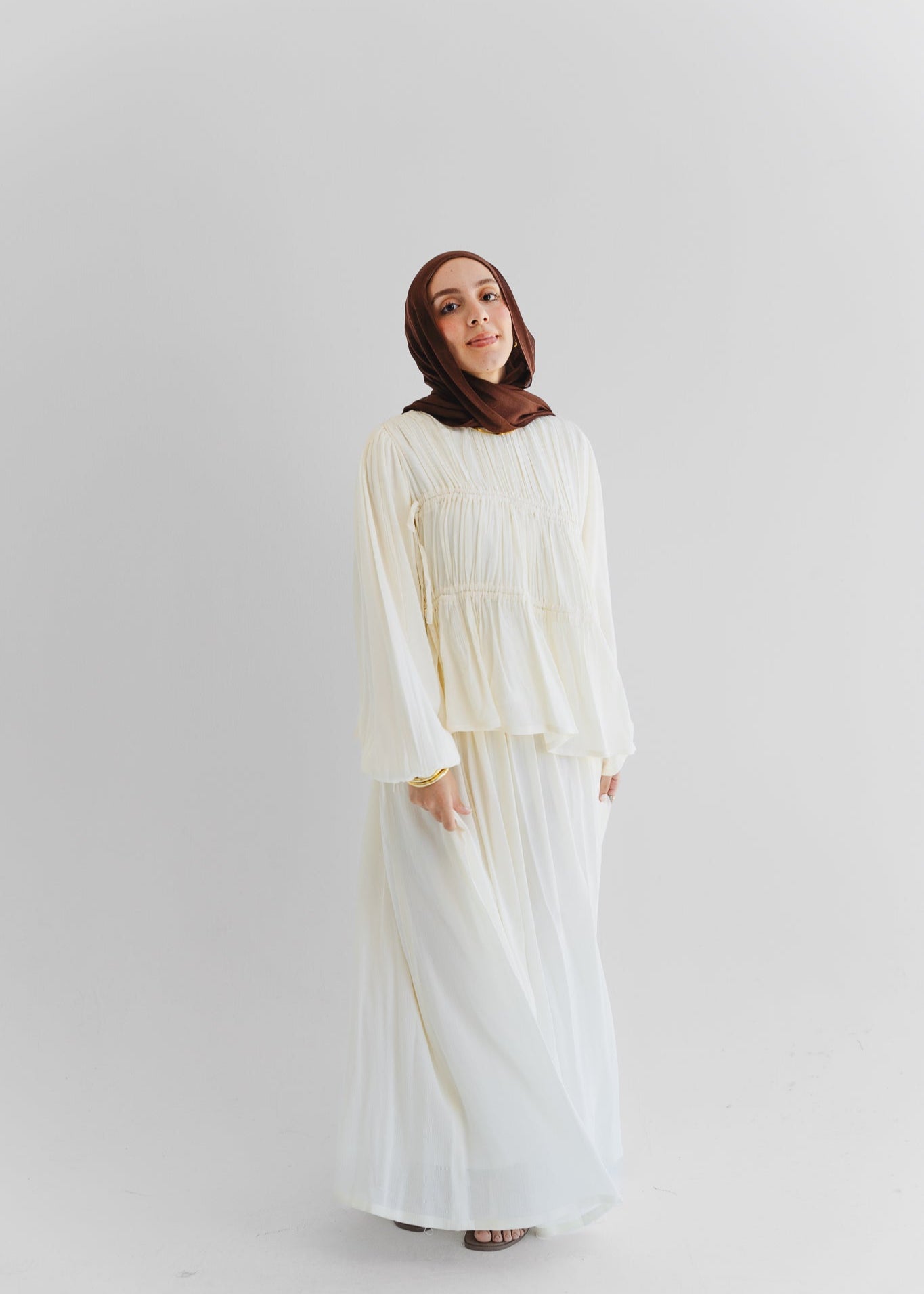 The Drape Flow Set In Off-white