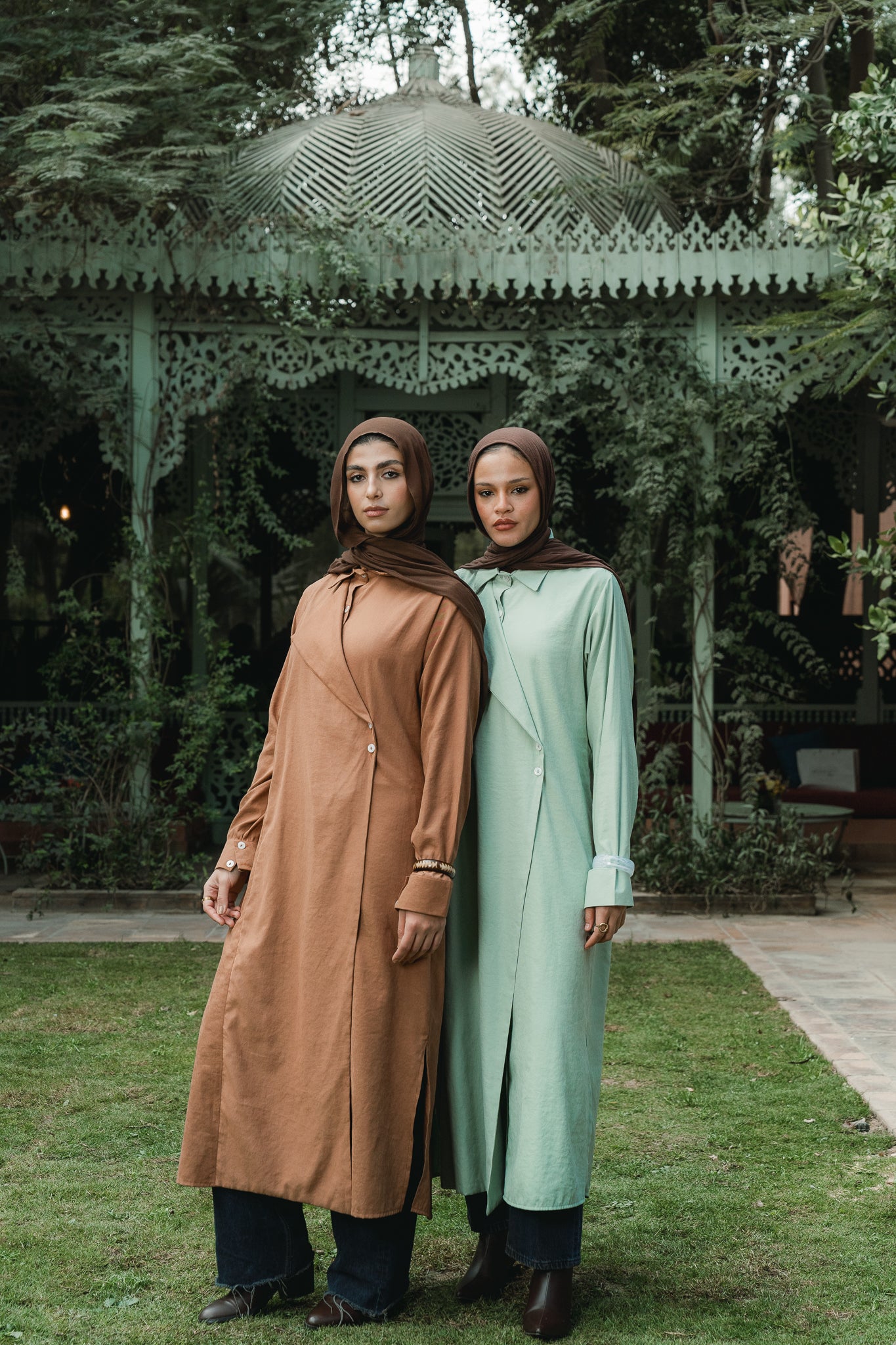 Overlap Shirt in Mint