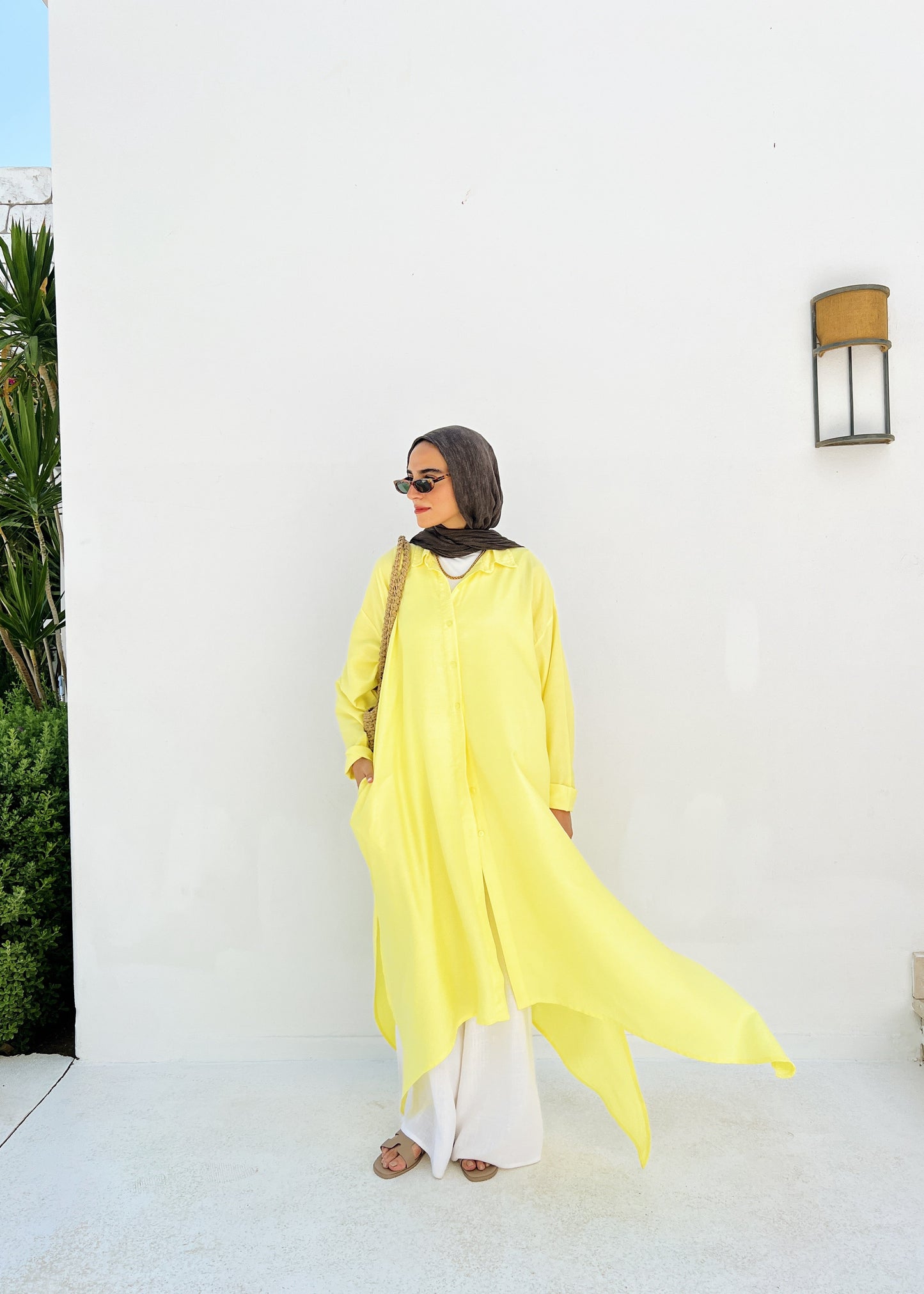 The Ease Top In Butter yellow