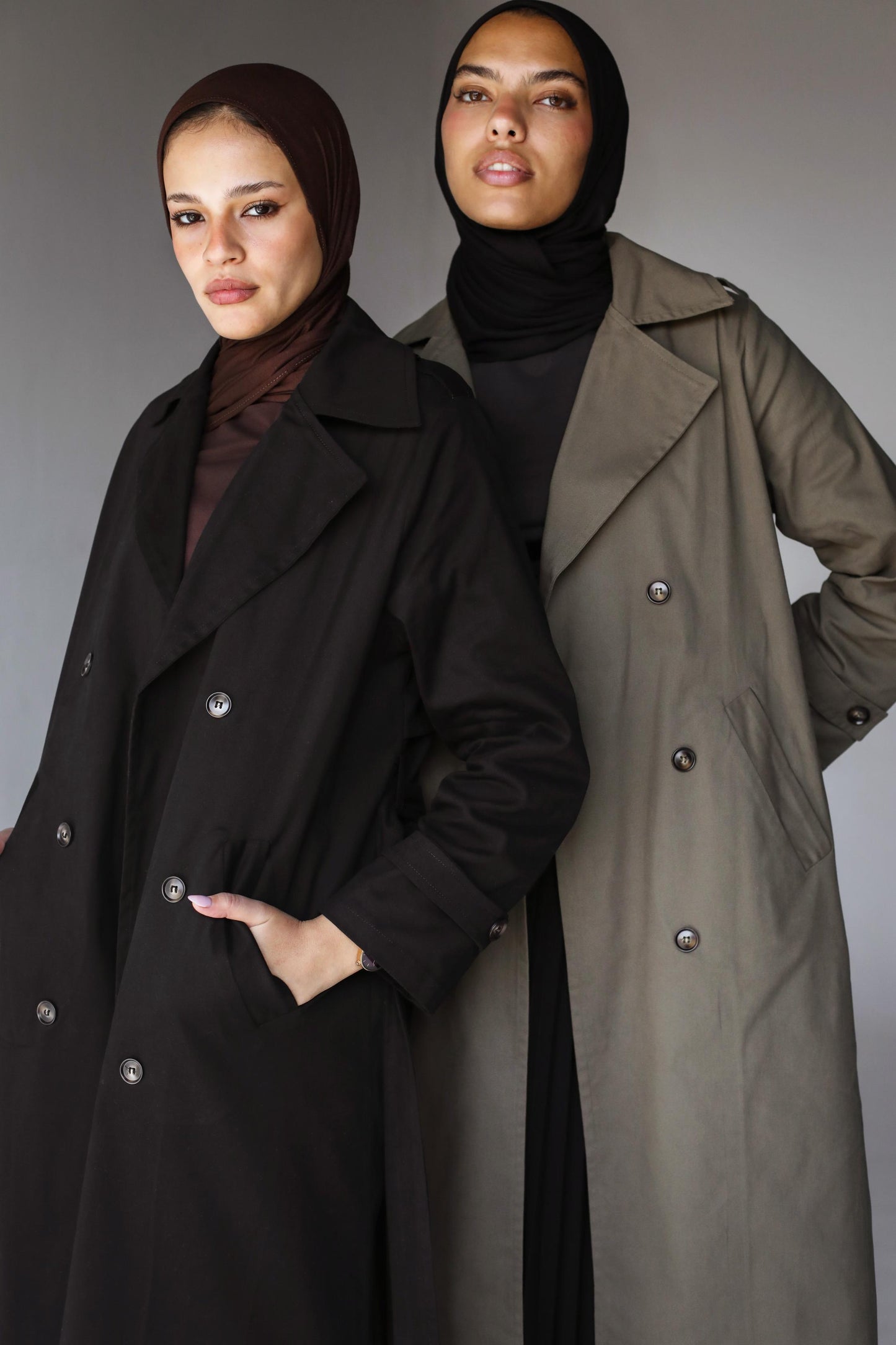 The Everyday Trench In Pale Olive