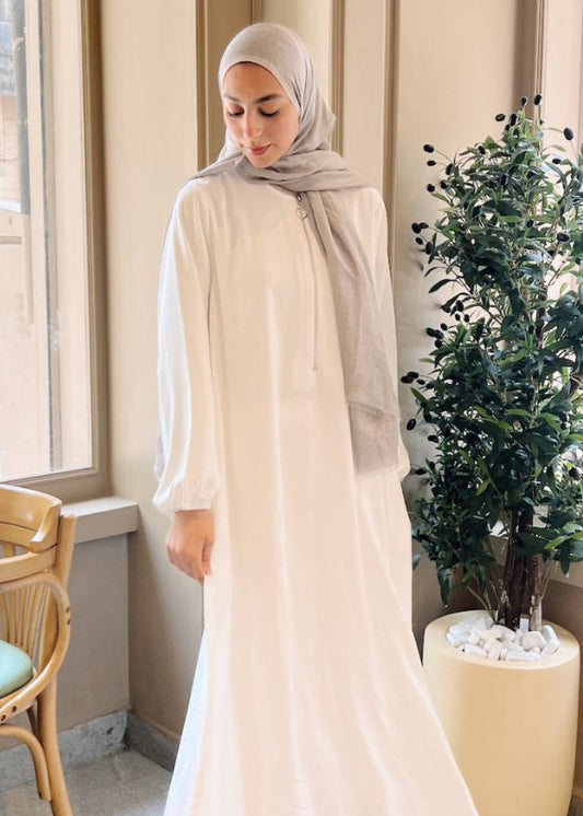 Basic Zipper Abaya