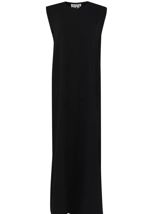 Basic Sleeveless Black Abaya