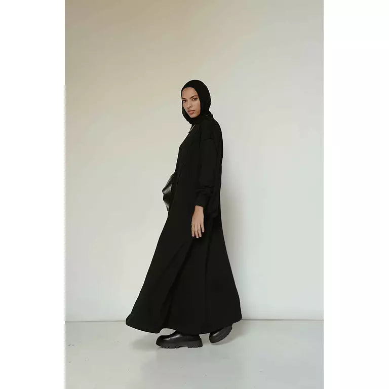 Seamline Dress in Black