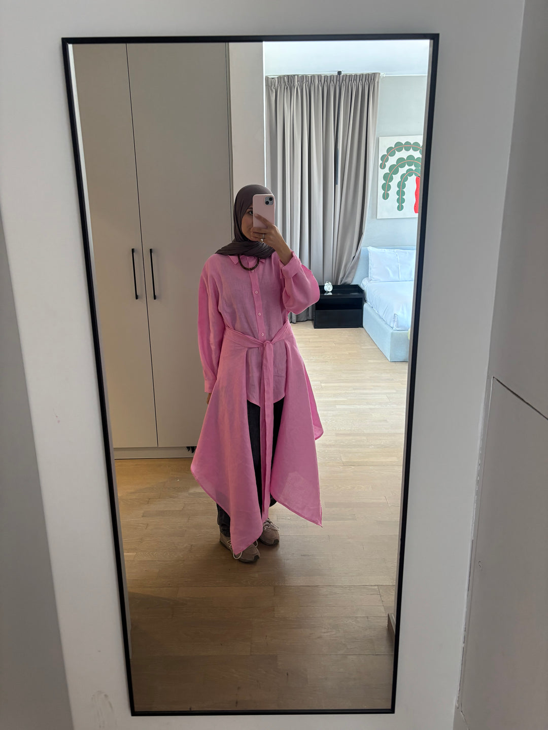 The Petal Pink Wrap Shirt