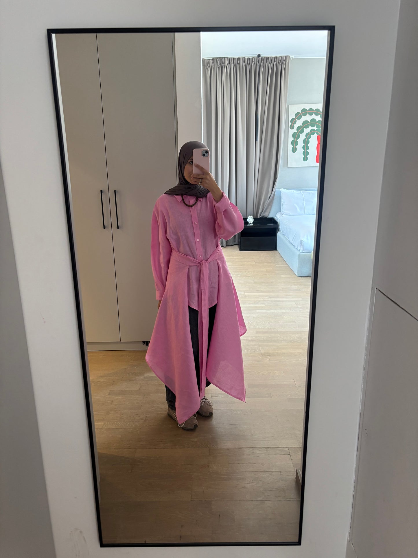 The Petal Pink Wrap Shirt