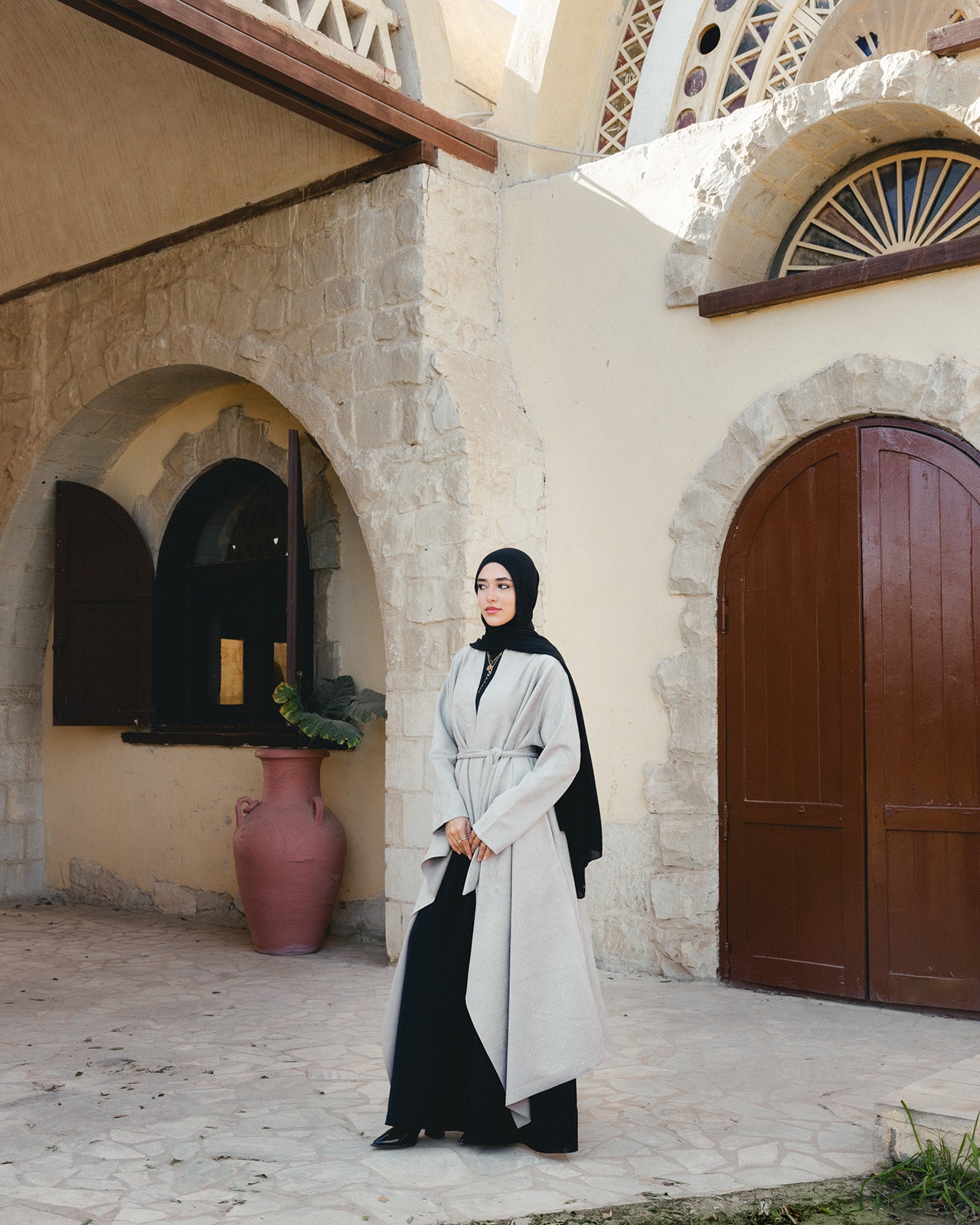 The Starlit Cardigan In Pearl Gray