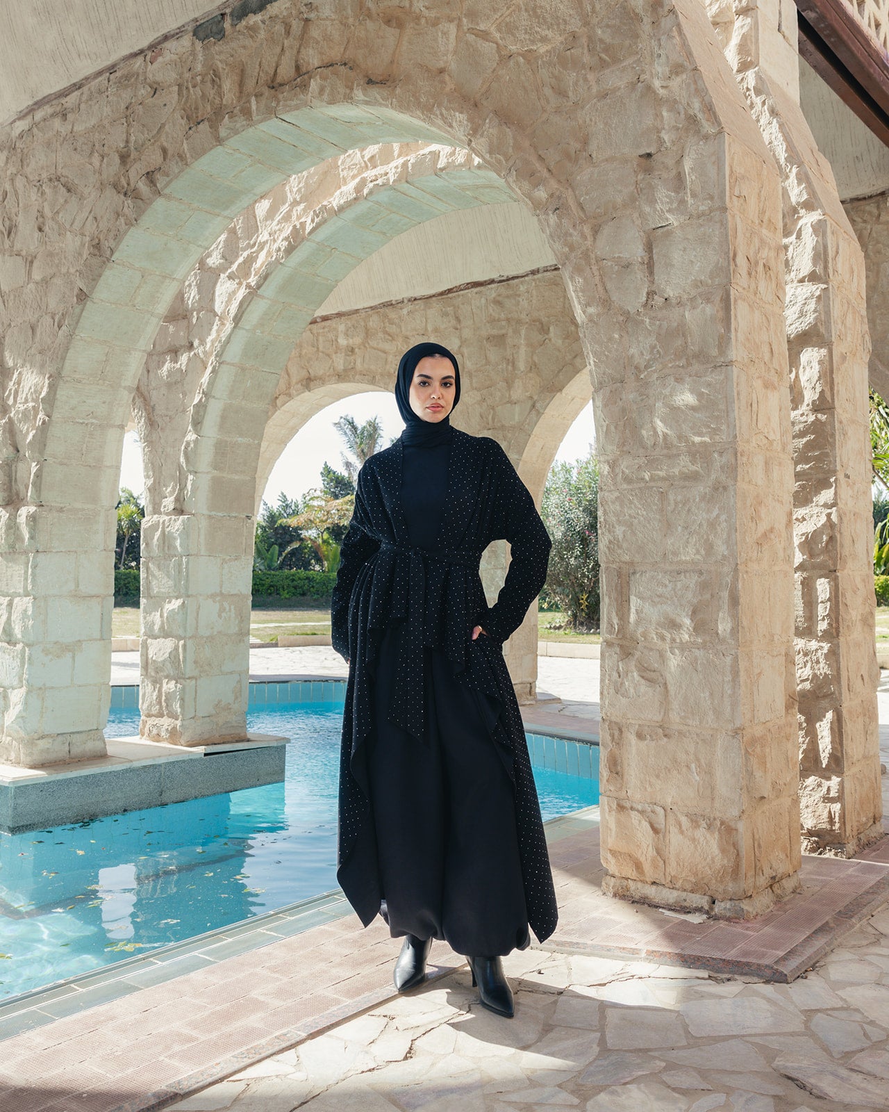 The Starlit Cardigan In Black