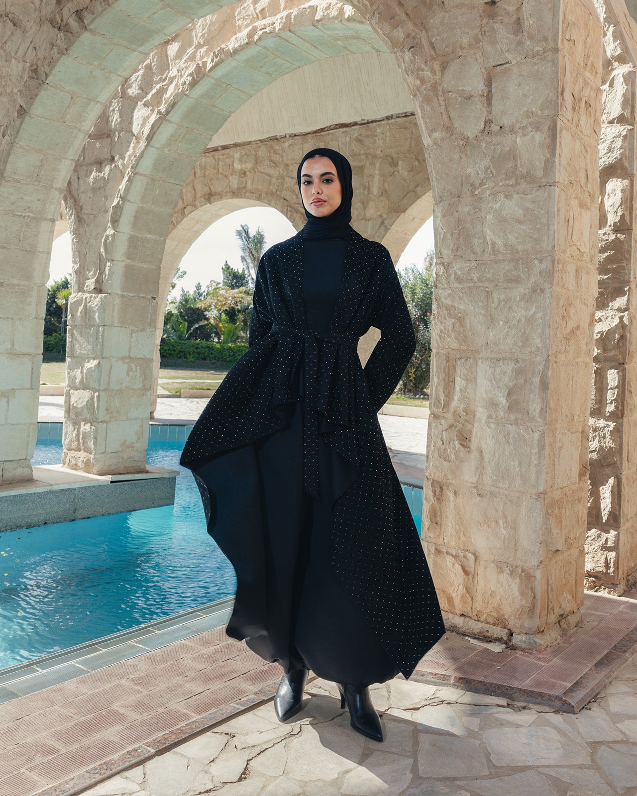 The Starlit Cardigan In Black