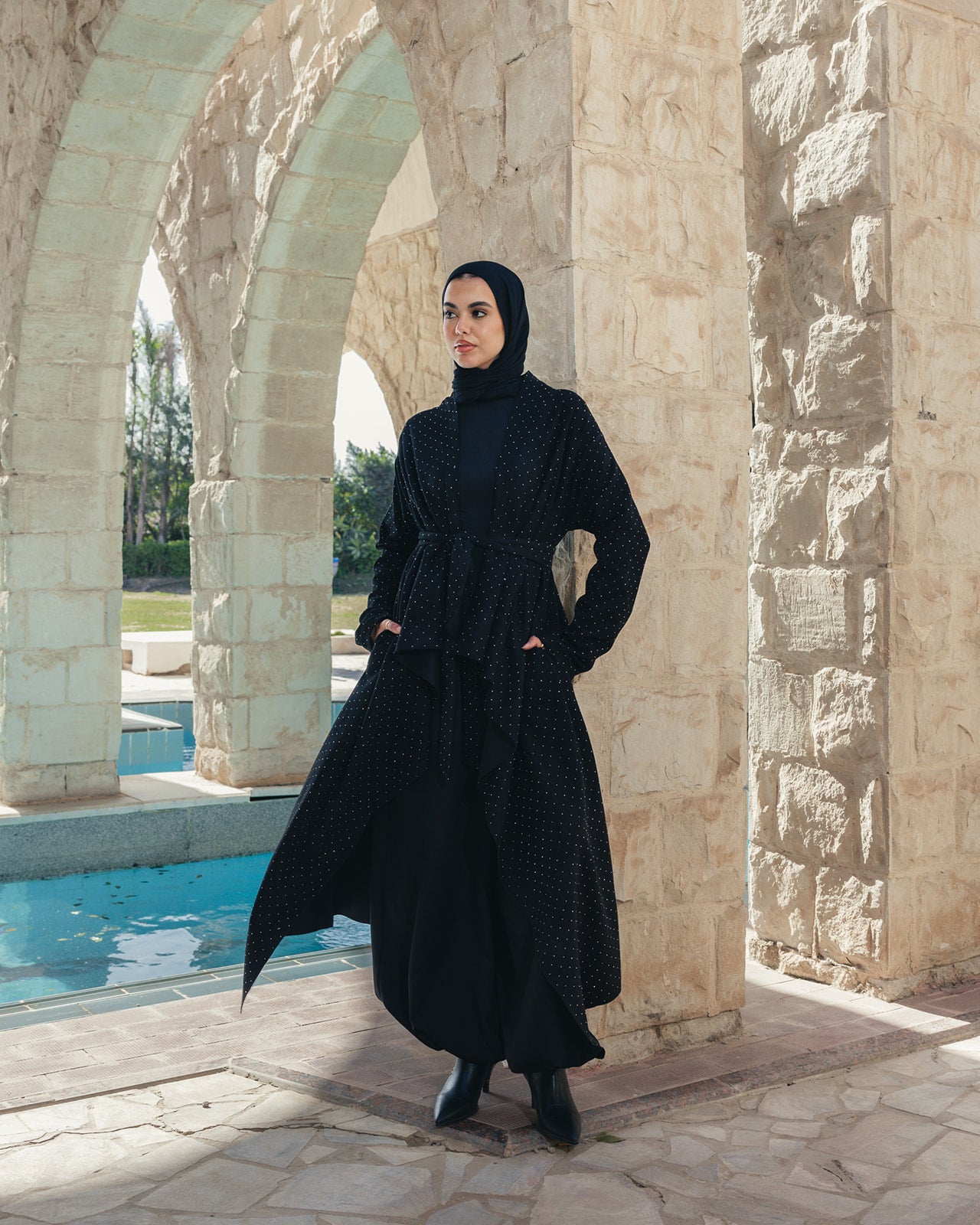 The Starlit Cardigan In Black