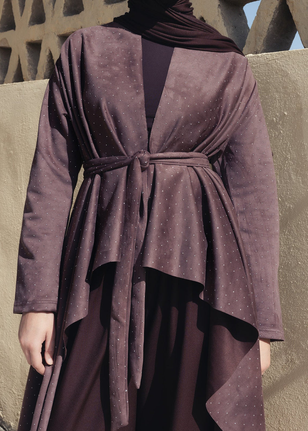 The Starlit Cardigan In Cocoa Brown