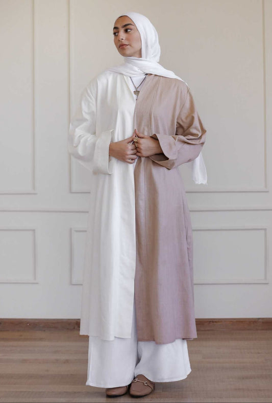 Duo Linen Crossover Kimono