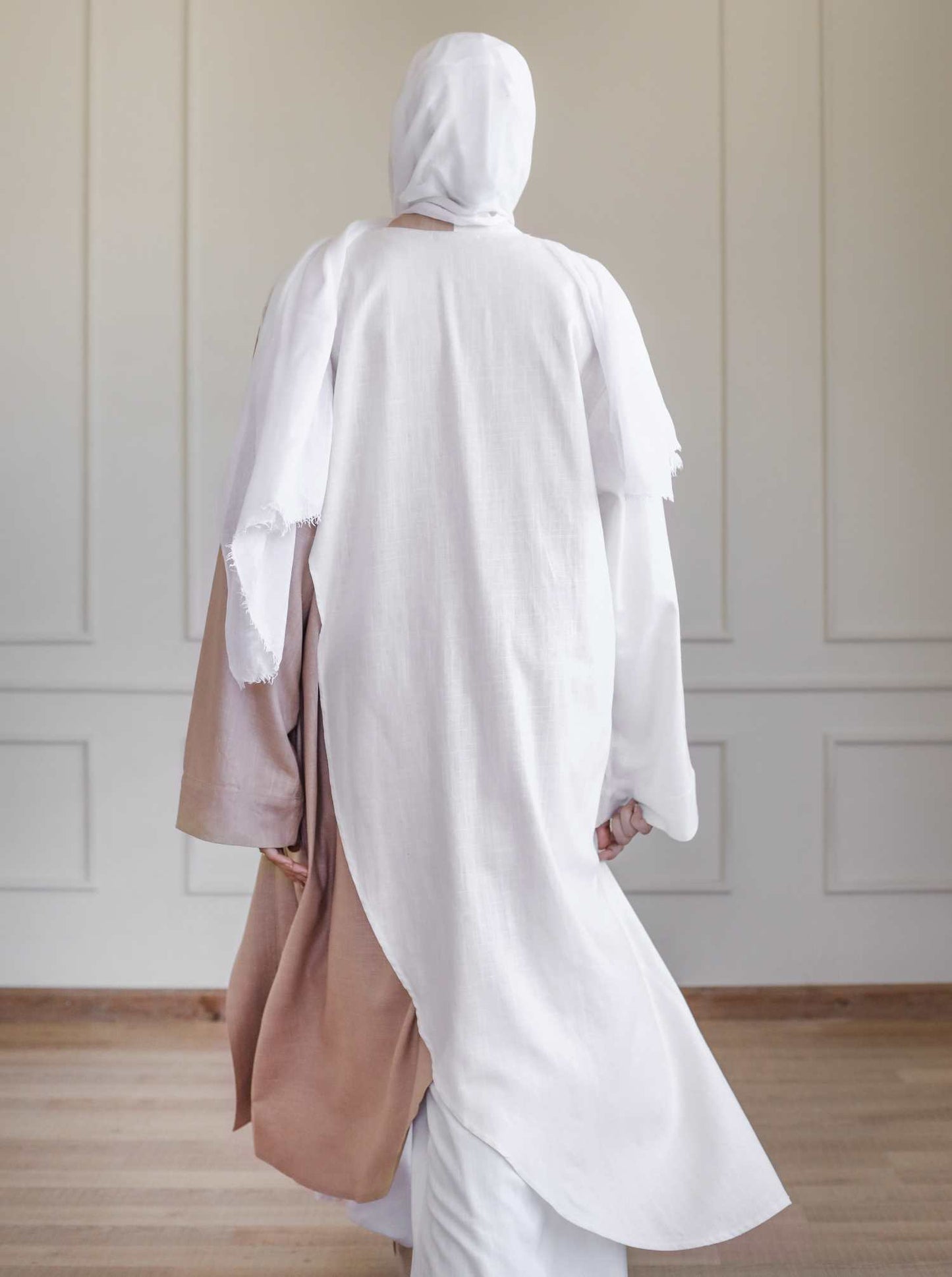 Duo Linen Crossover Kimono