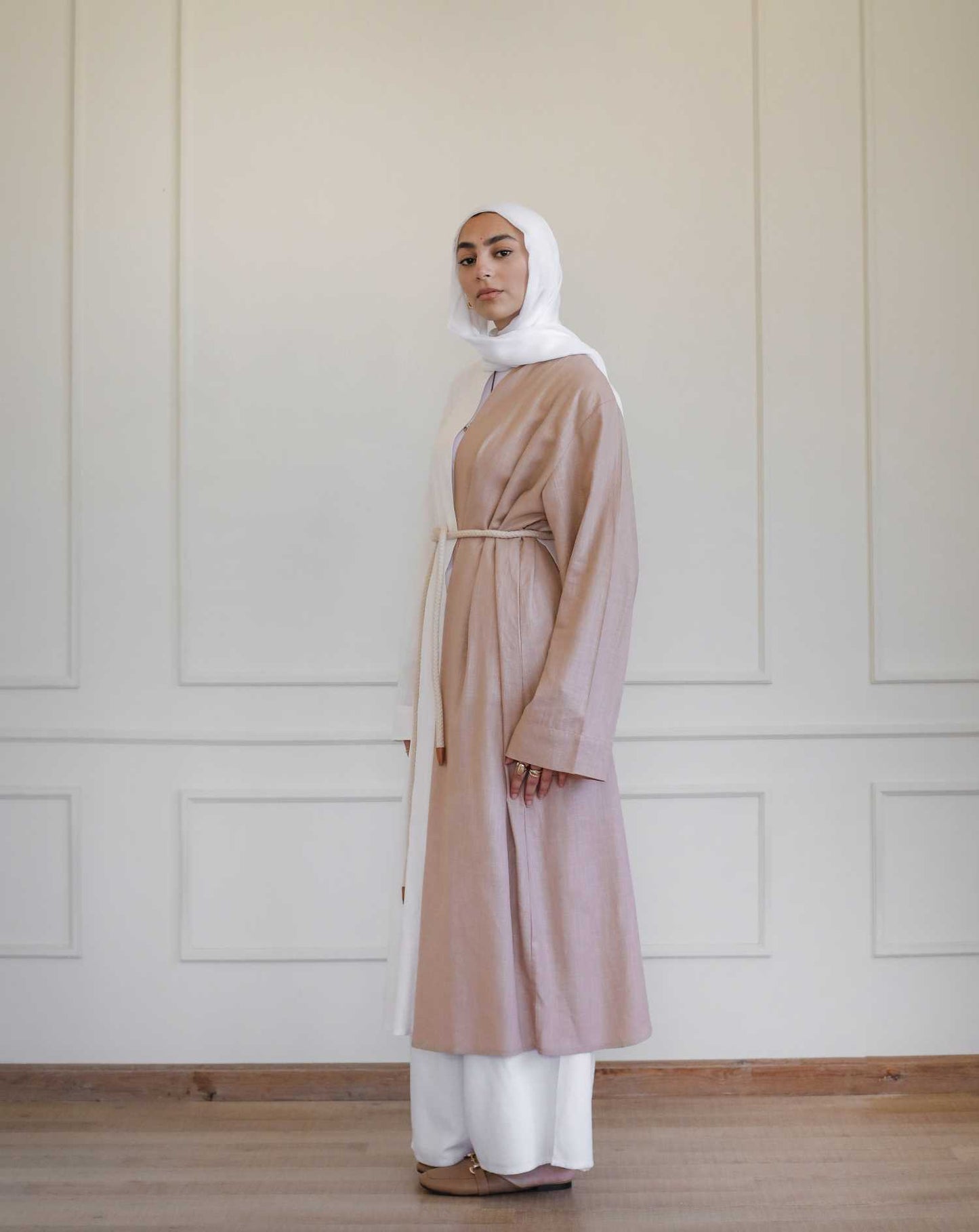 Duo Linen Crossover Kimono