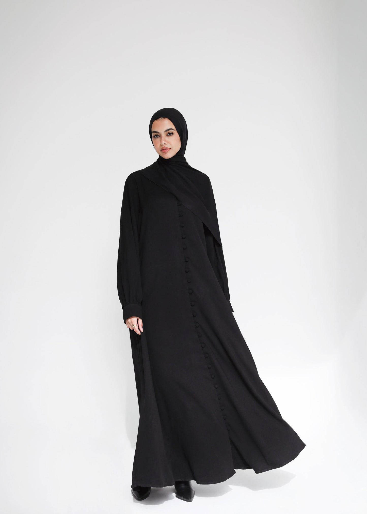 Buttoned Belle Abaya