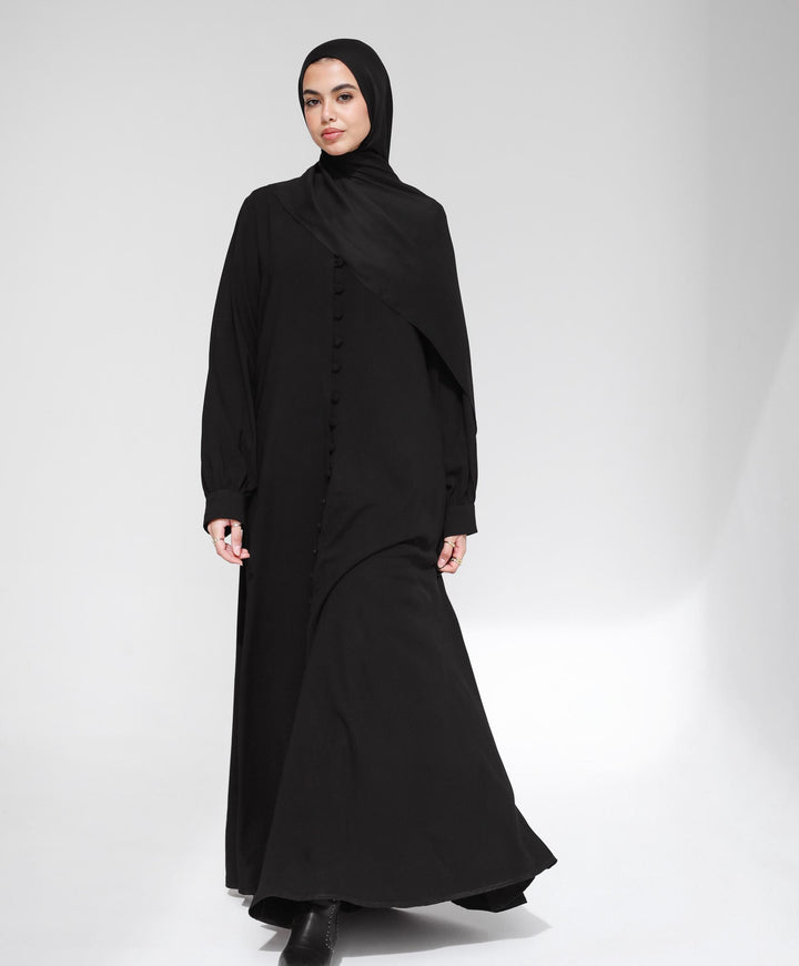 Buttoned Belle Abaya