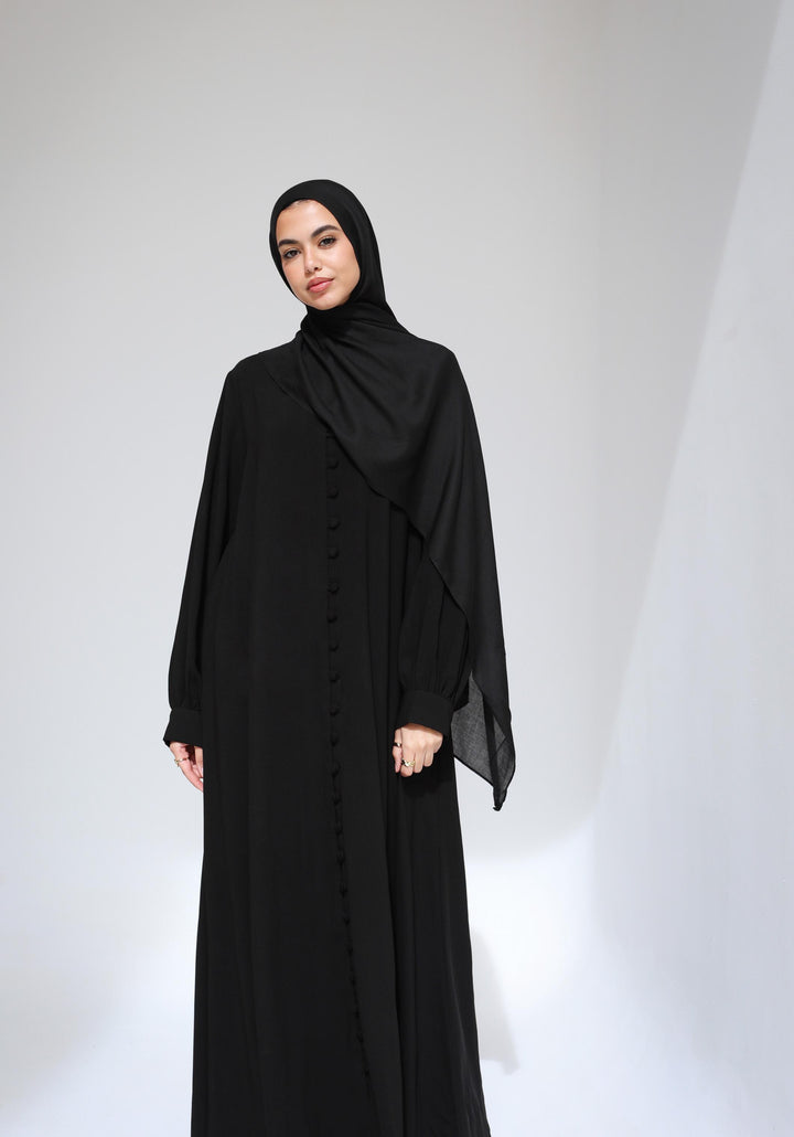 Buttoned Belle Abaya