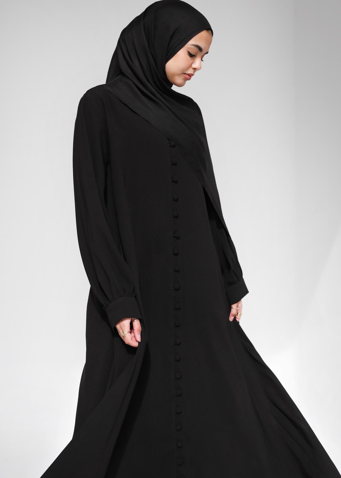 Buttoned Belle Abaya