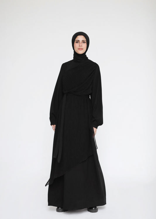 Roman Pleated Abaya