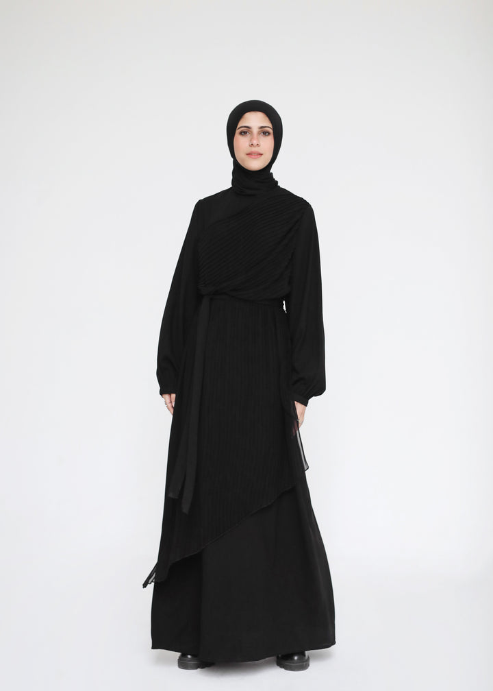 Roman Pleated Abaya