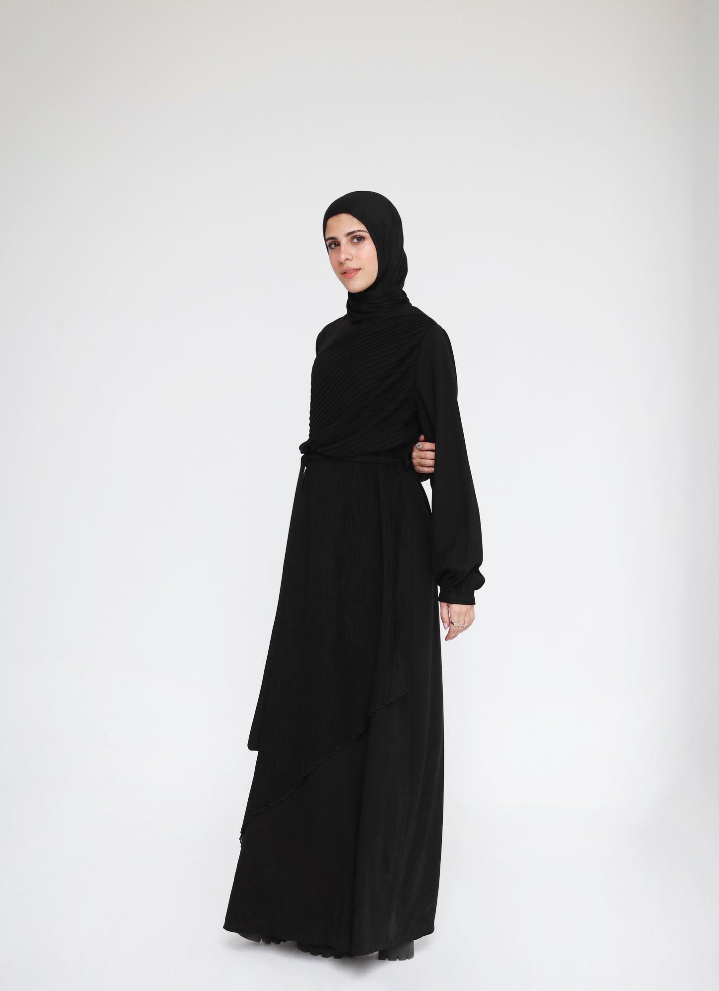 Roman Pleated Abaya