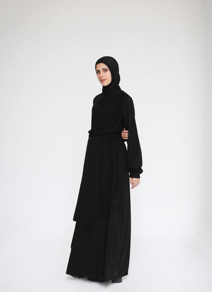 Roman Pleated Abaya