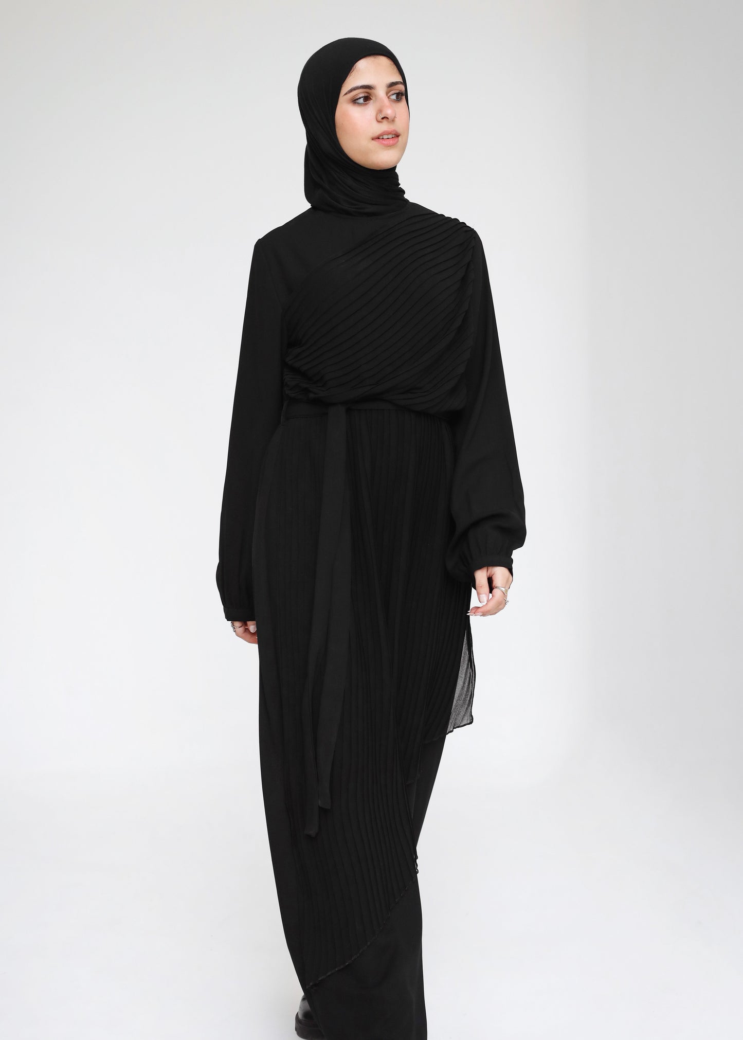 Roman Pleated Abaya