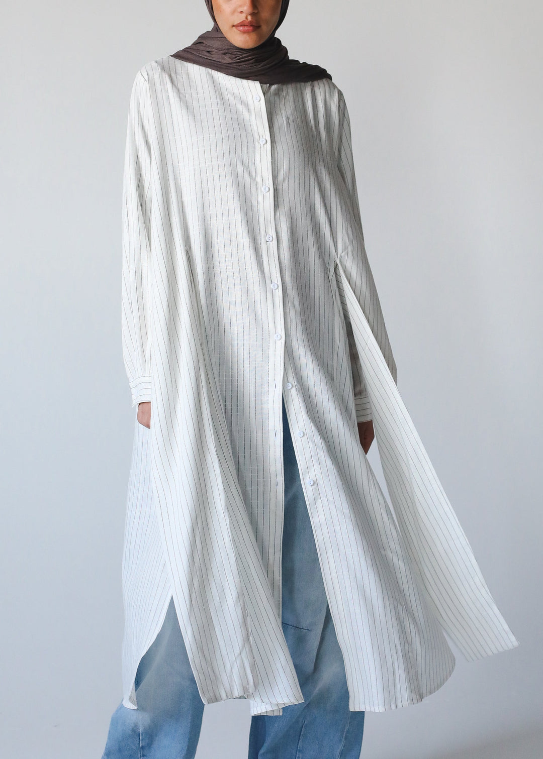 The Striped Muse shirt In White