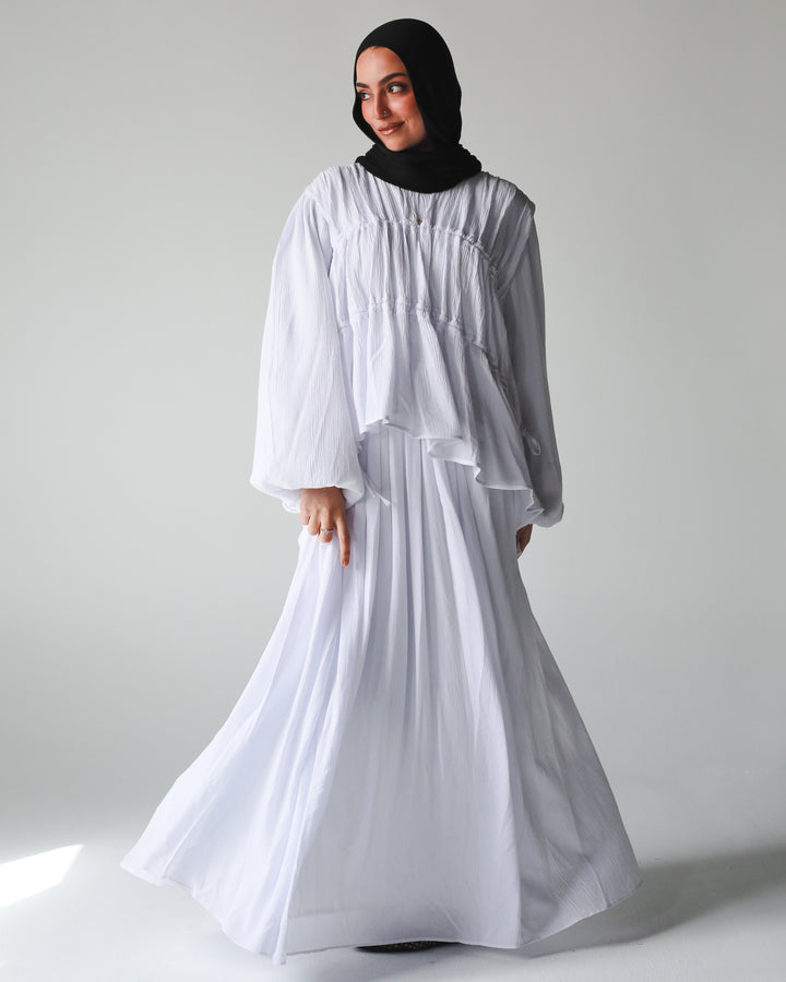 The Drape Flow Set In White