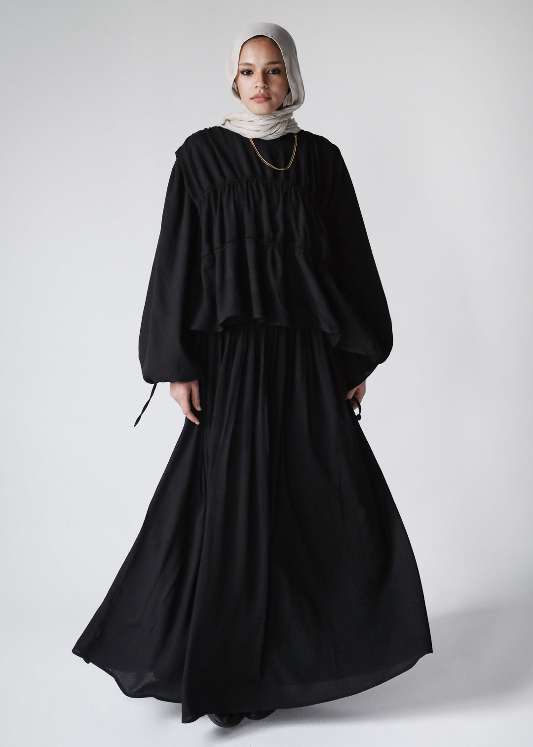 The Drape Flow Set In Black