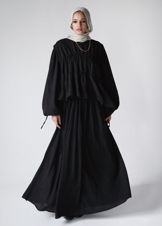 The Drape Flow Set In Black